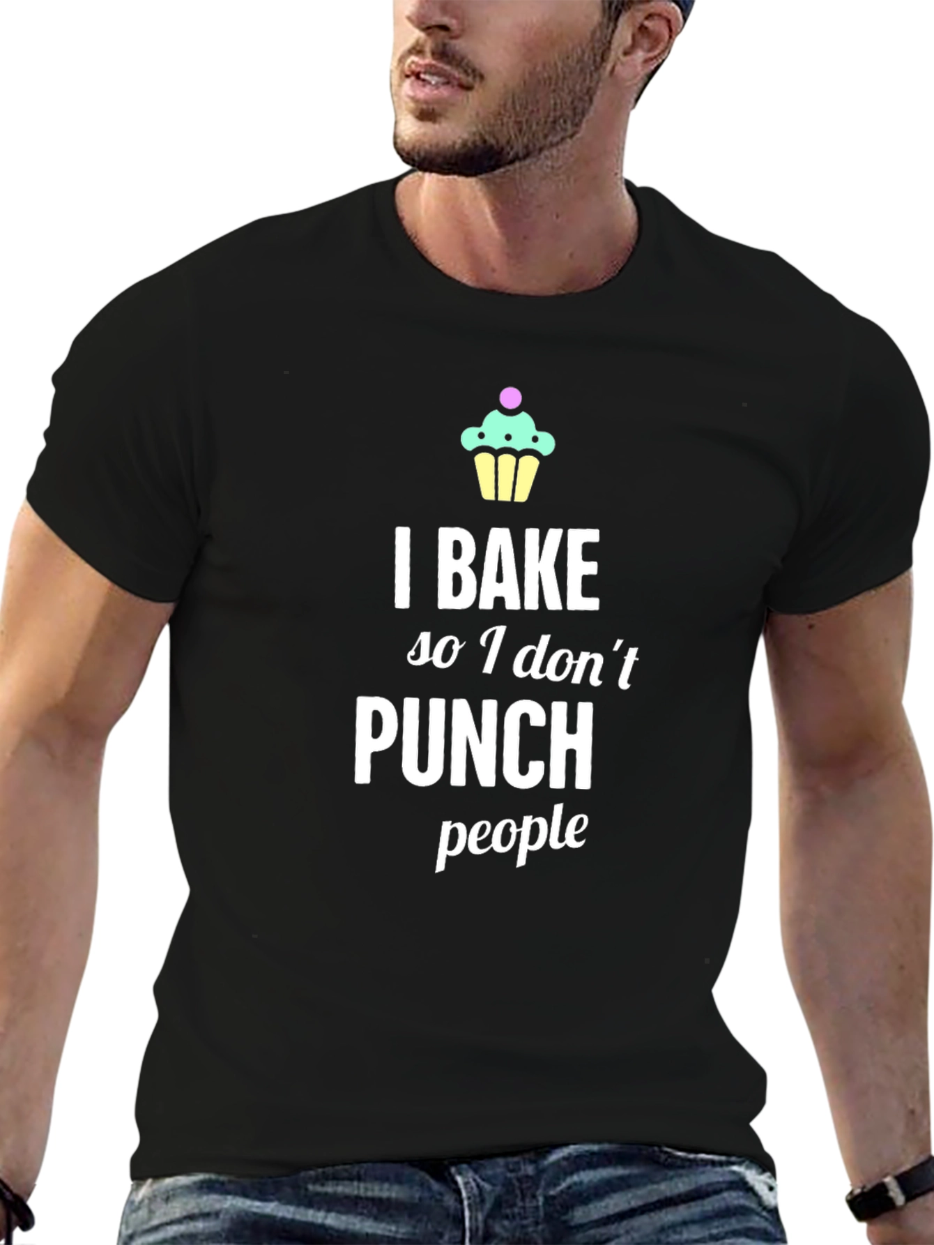 I Bake So I Dont Punch People T-Shirt