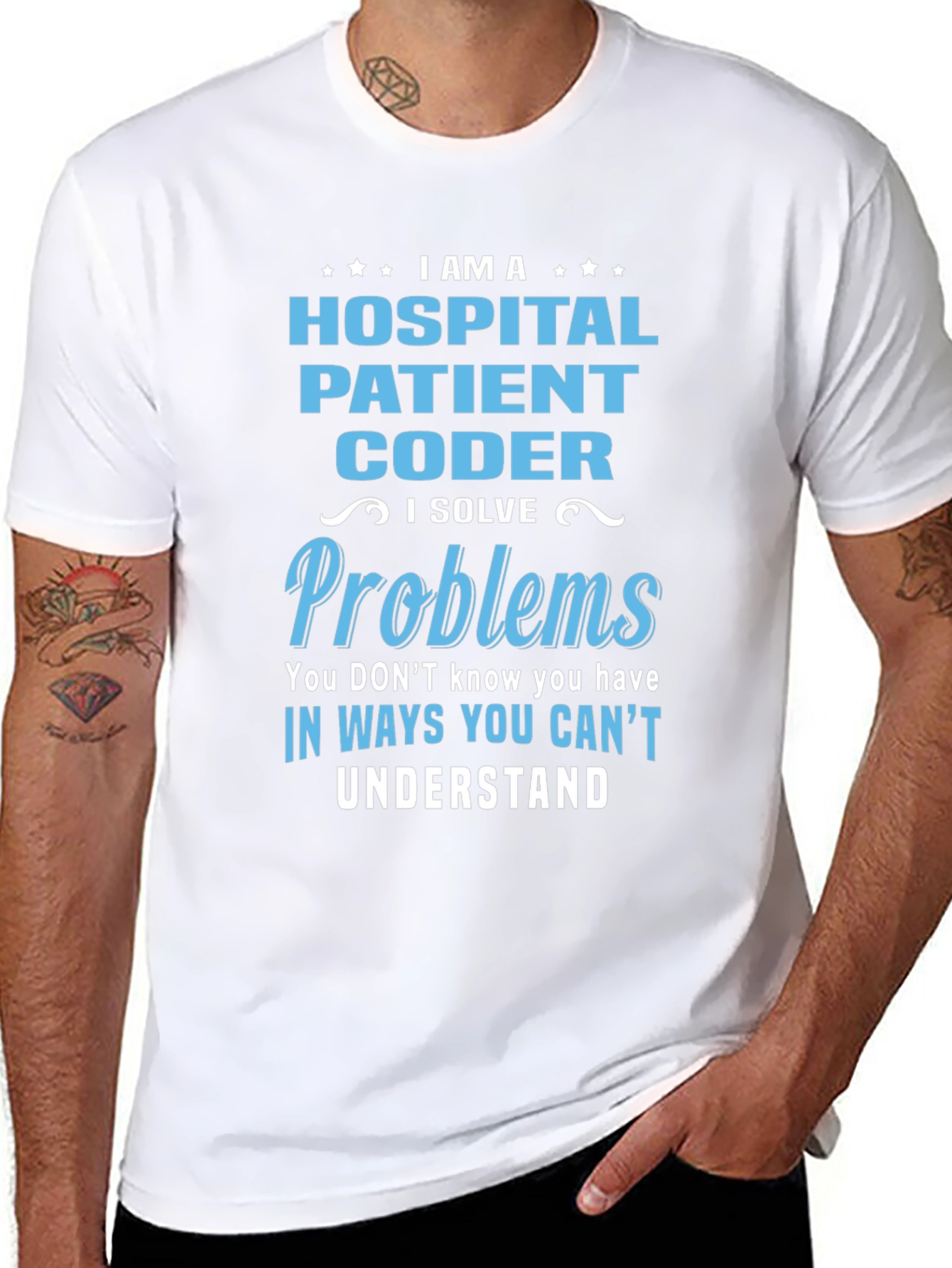 Hospital Coder T-Shirt - Solve Problems Design