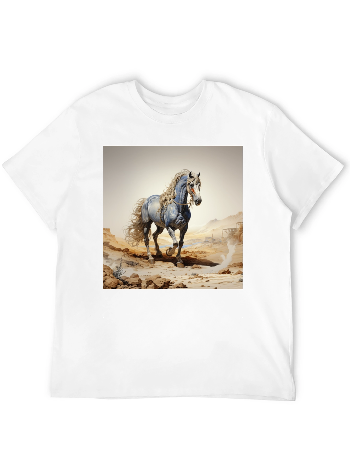 Horse Graphic Black T-Shirt