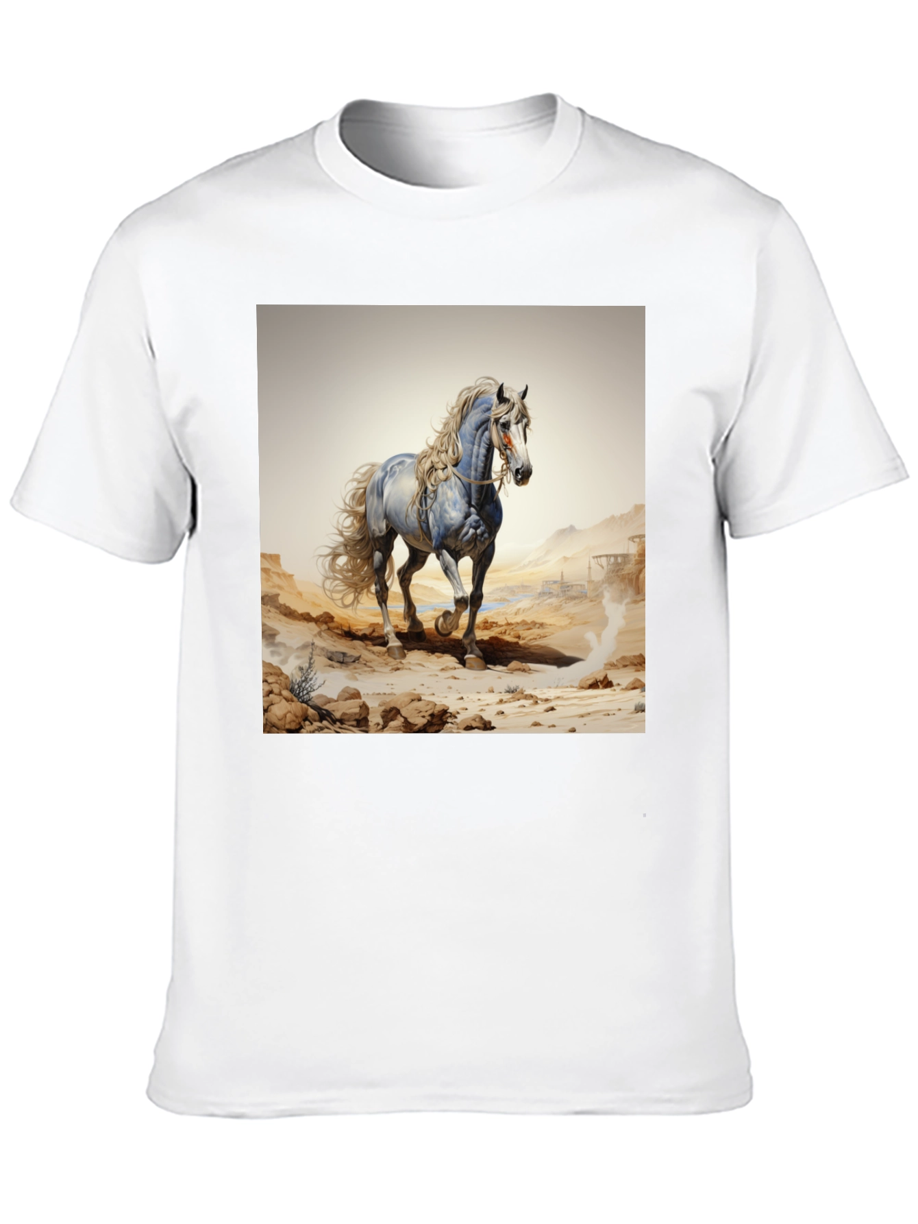 Horse Graphic Black T-Shirt