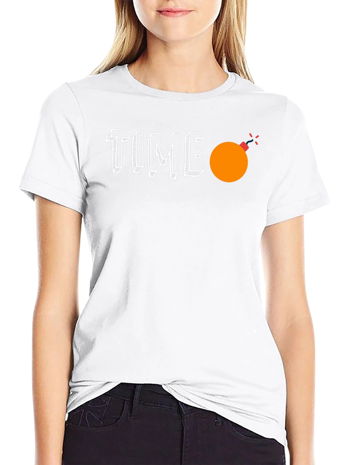 Time Bomb Graphic Tee - Mens Black T-Shirt