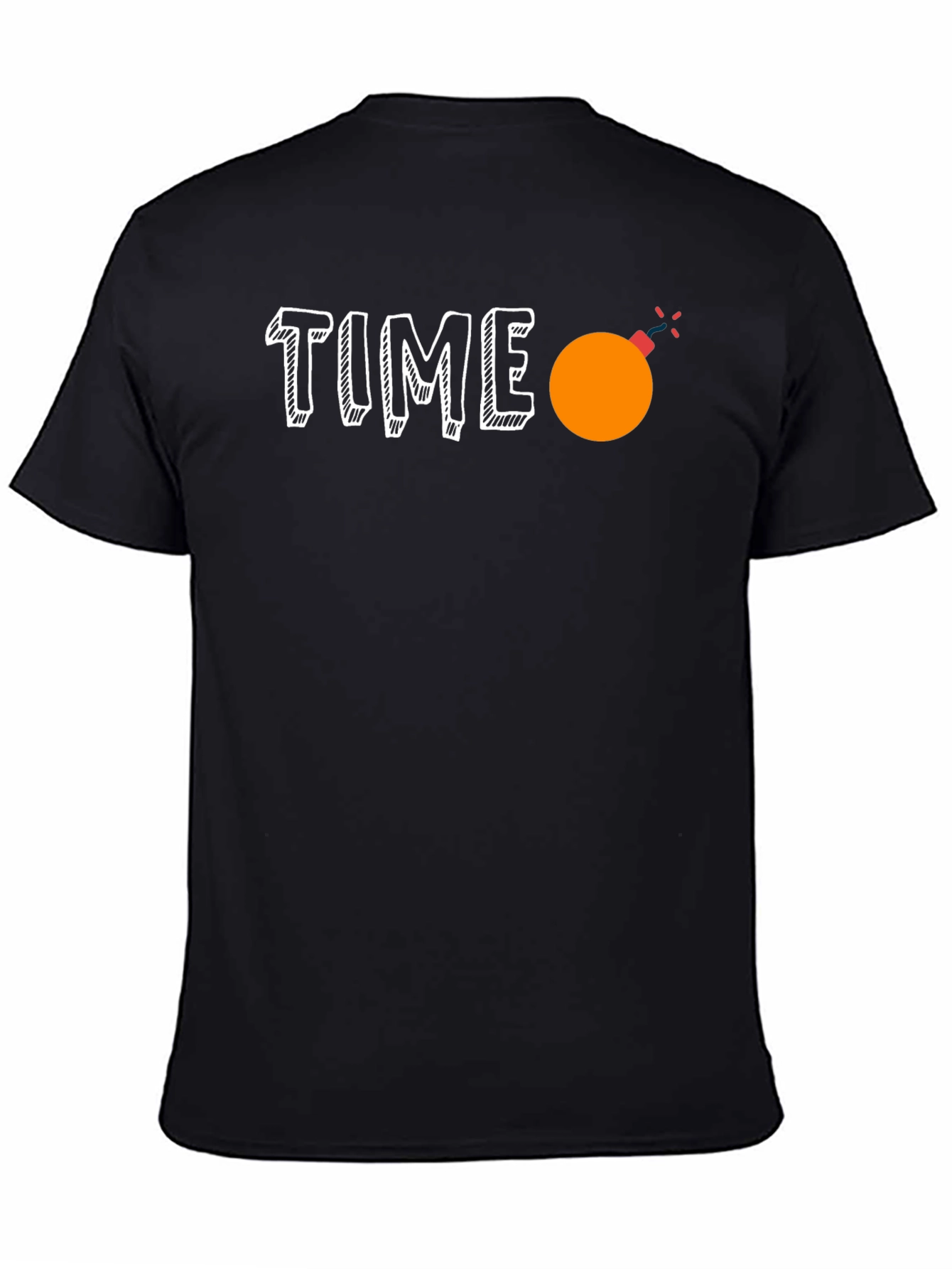 Time Bomb Graphic Tee - Mens Black T-Shirt