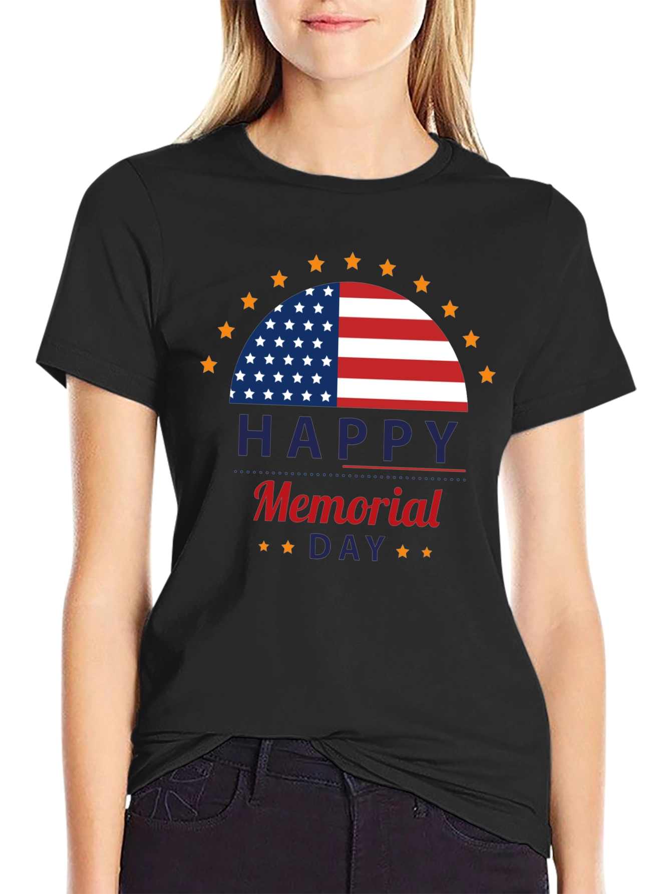 Memorial Day T-Shirt - Patriotic USA Design