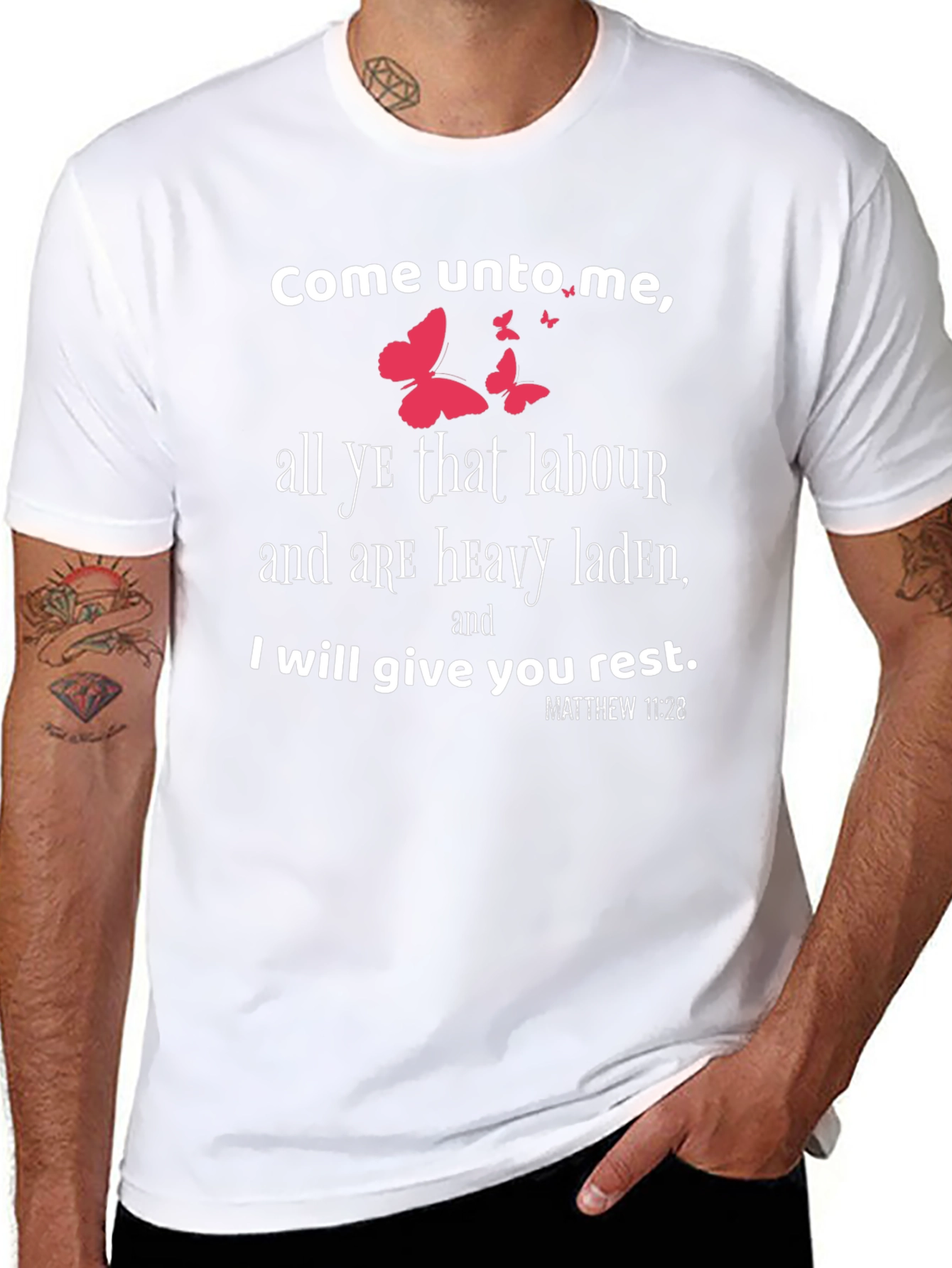 Come Unto Me T-Shirt | Christian Apparel