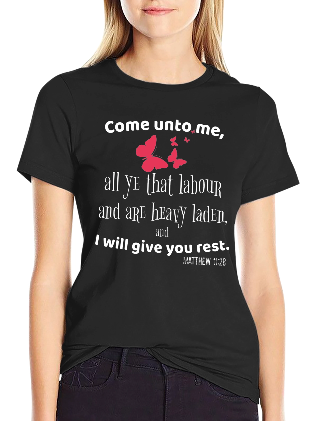 Come Unto Me T-Shirt | Christian Apparel