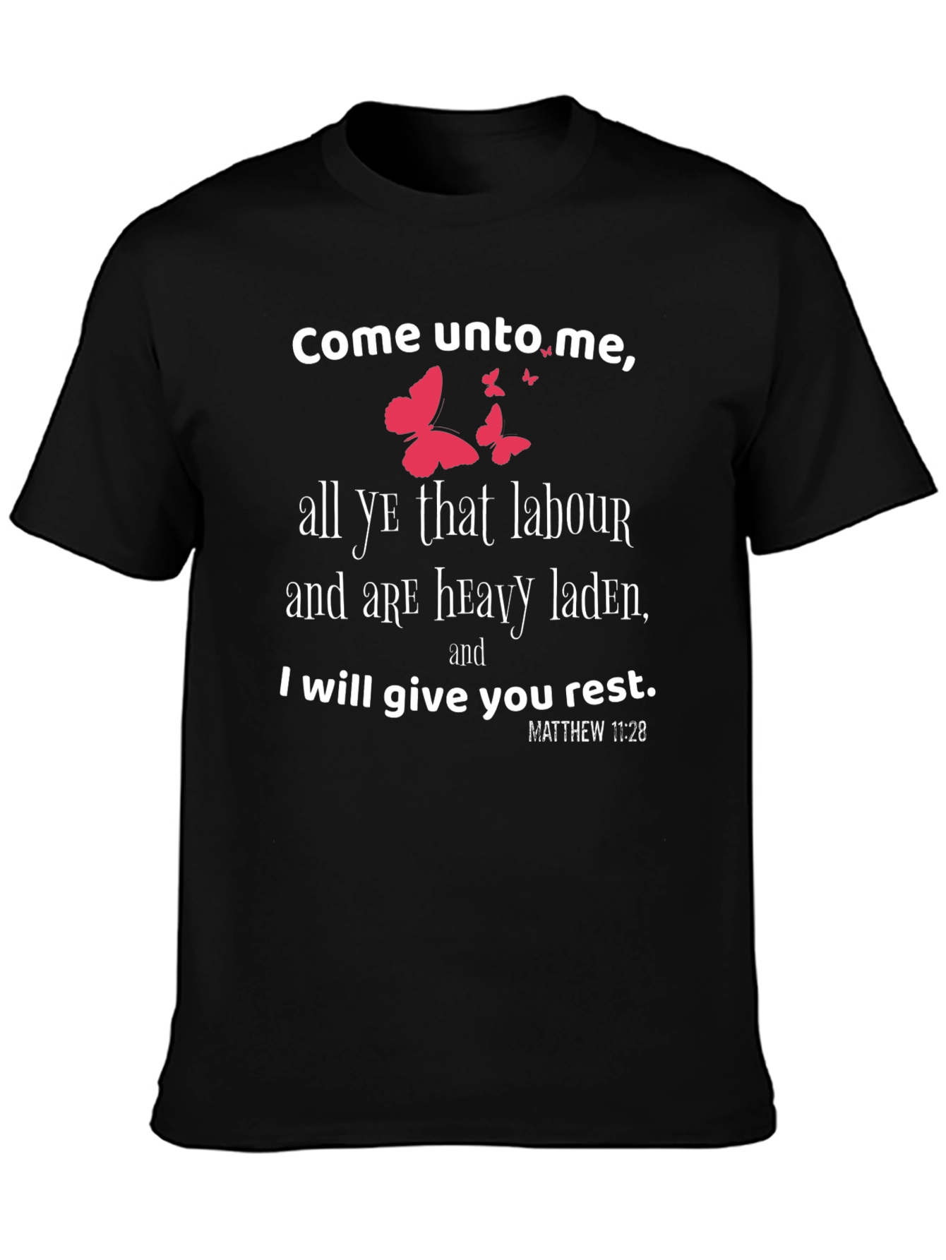 Come Unto Me T-Shirt | Christian Apparel