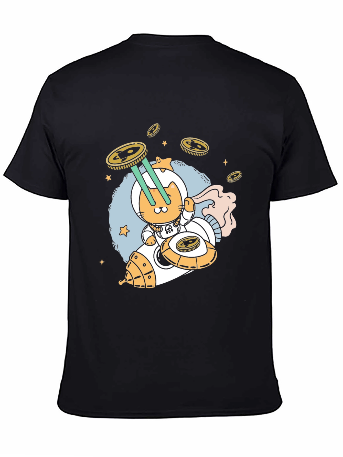 Cosmic Cat T-Shirt - Space Adventure Tee