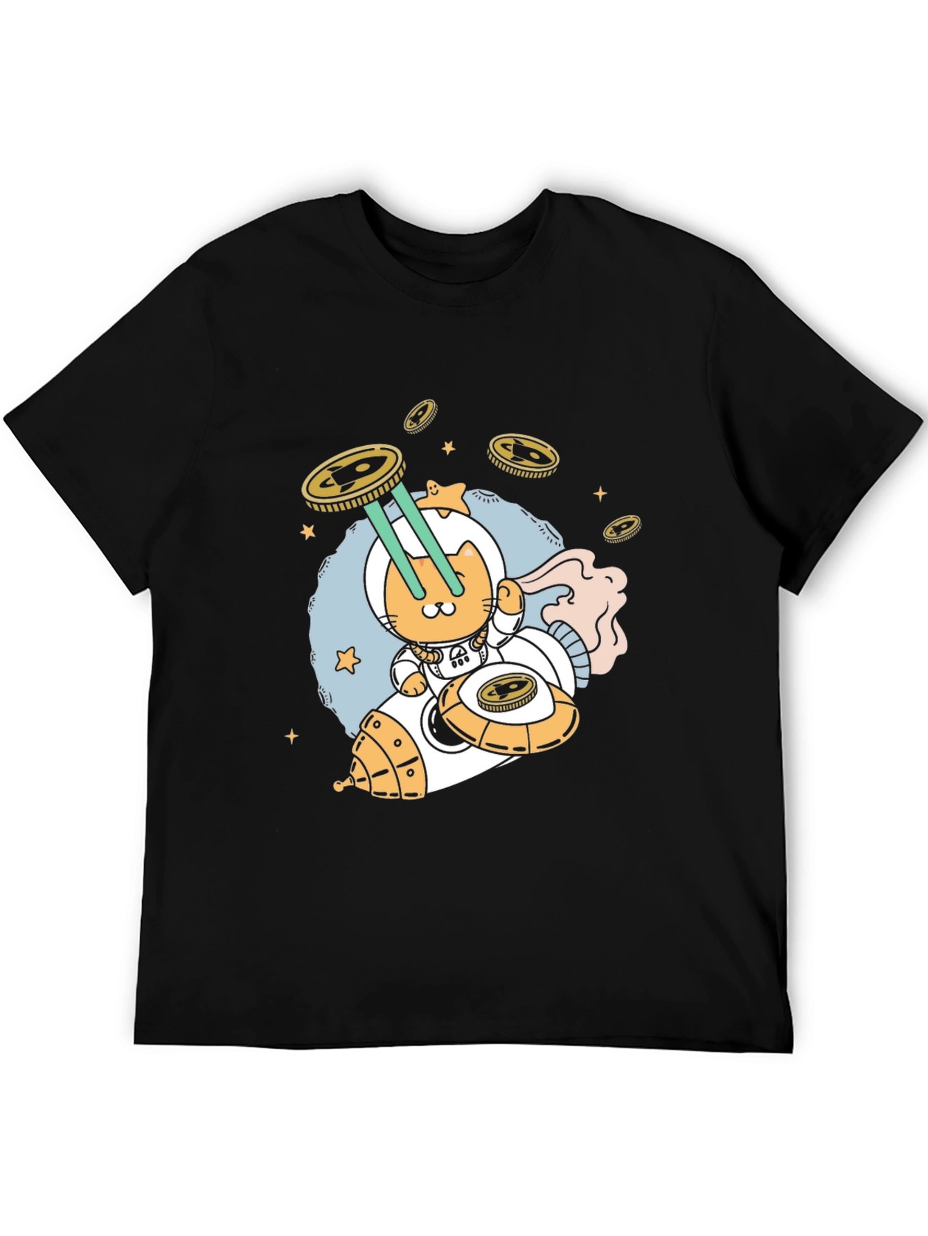 Cosmic Cat T-Shirt - Space Adventure Tee