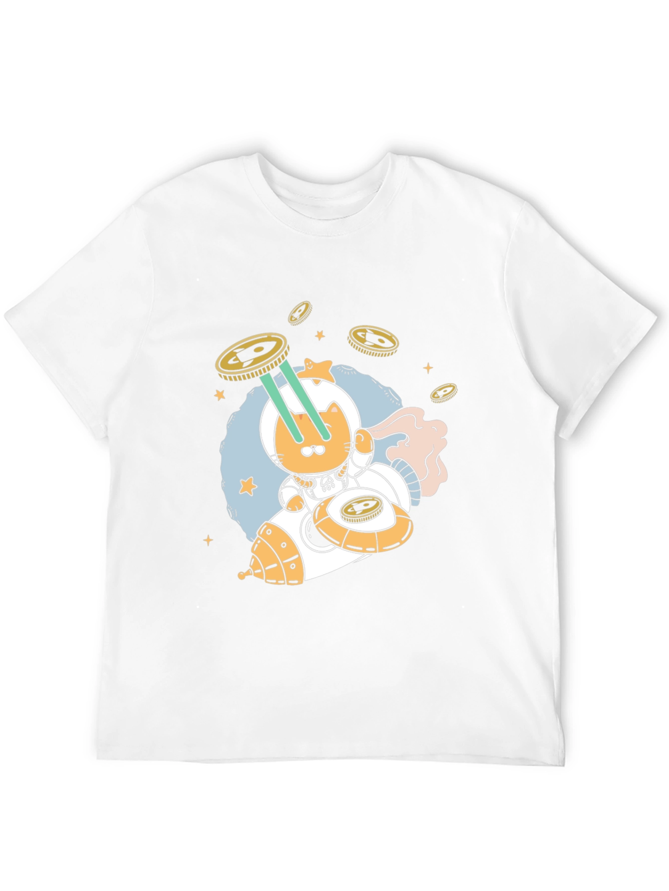 Cosmic Cat T-Shirt - Space Adventure Tee