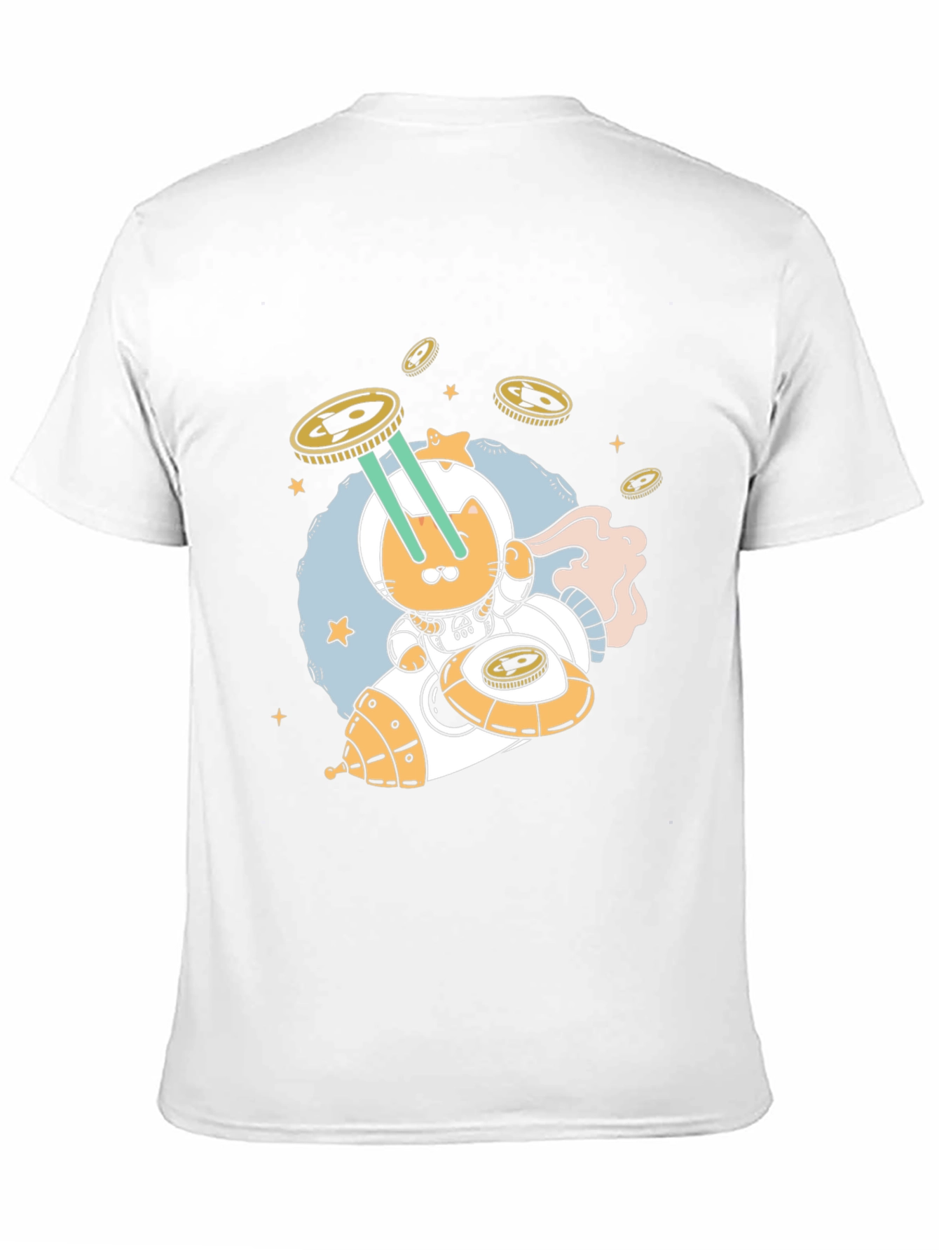 Cosmic Cat T-Shirt - Space Adventure Tee