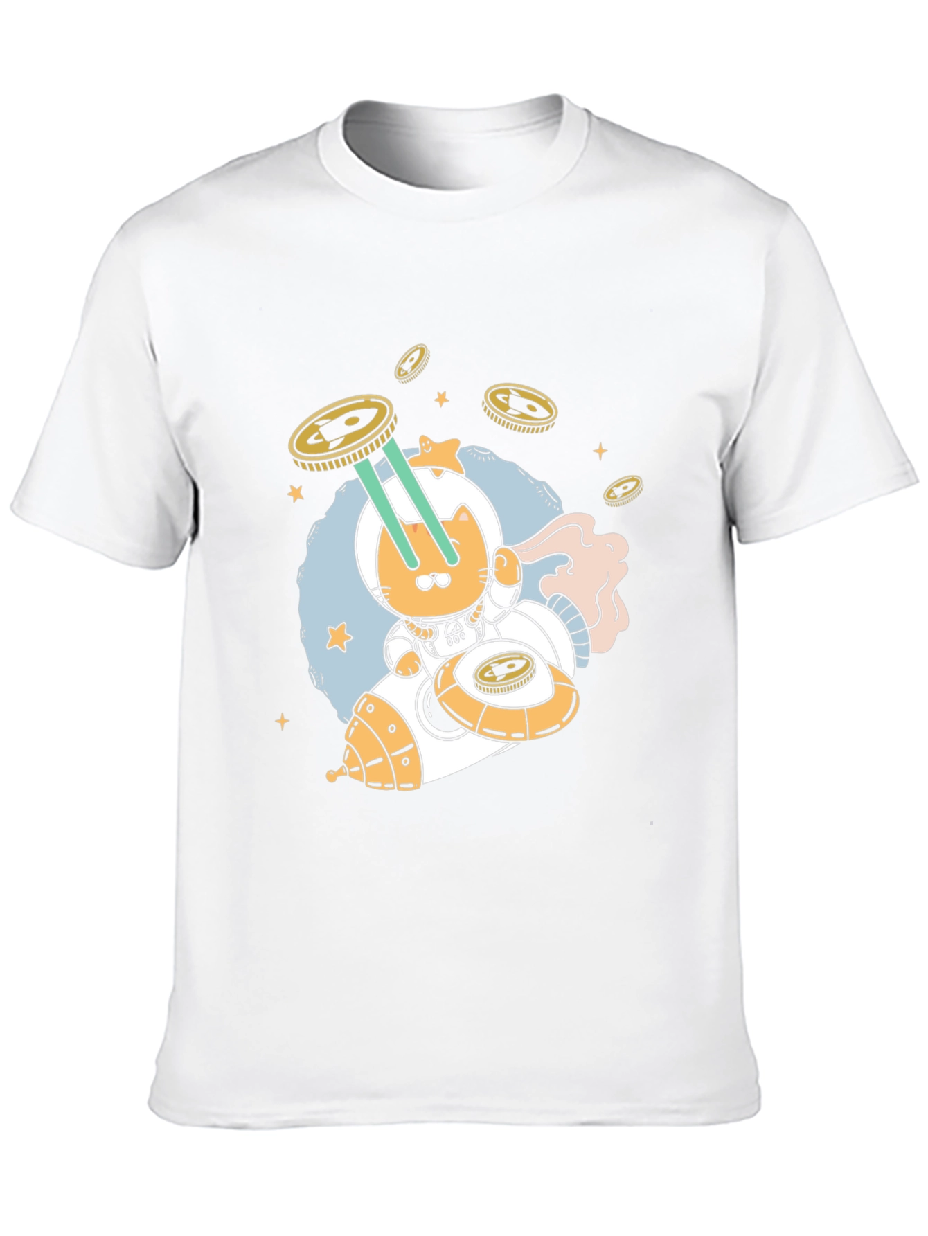 Cosmic Cat T-Shirt - Space Adventure Tee