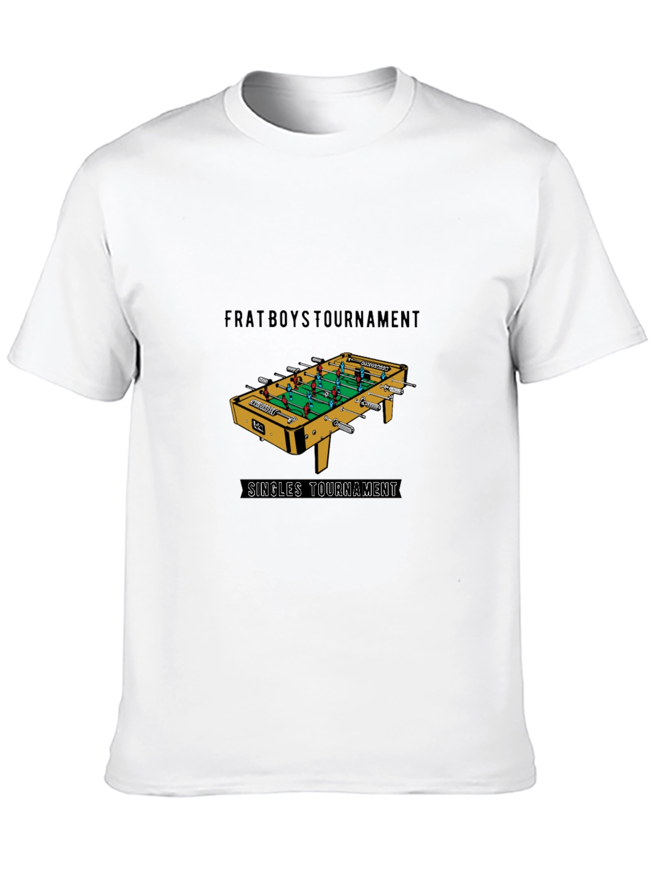 Frat Boys Foosball Tournament Black T-Shirt