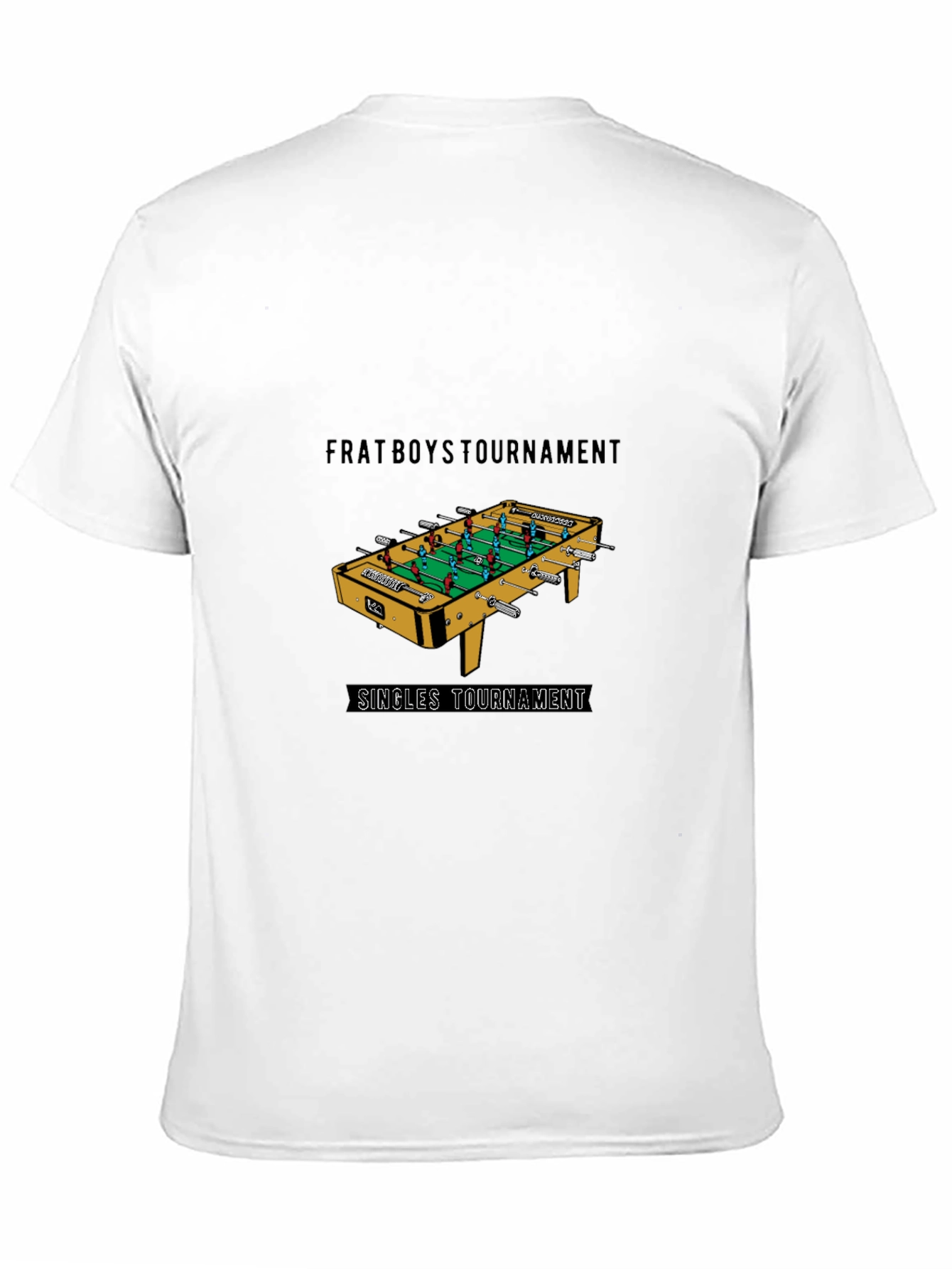 Frat Boys Foosball Tournament Black T-Shirt