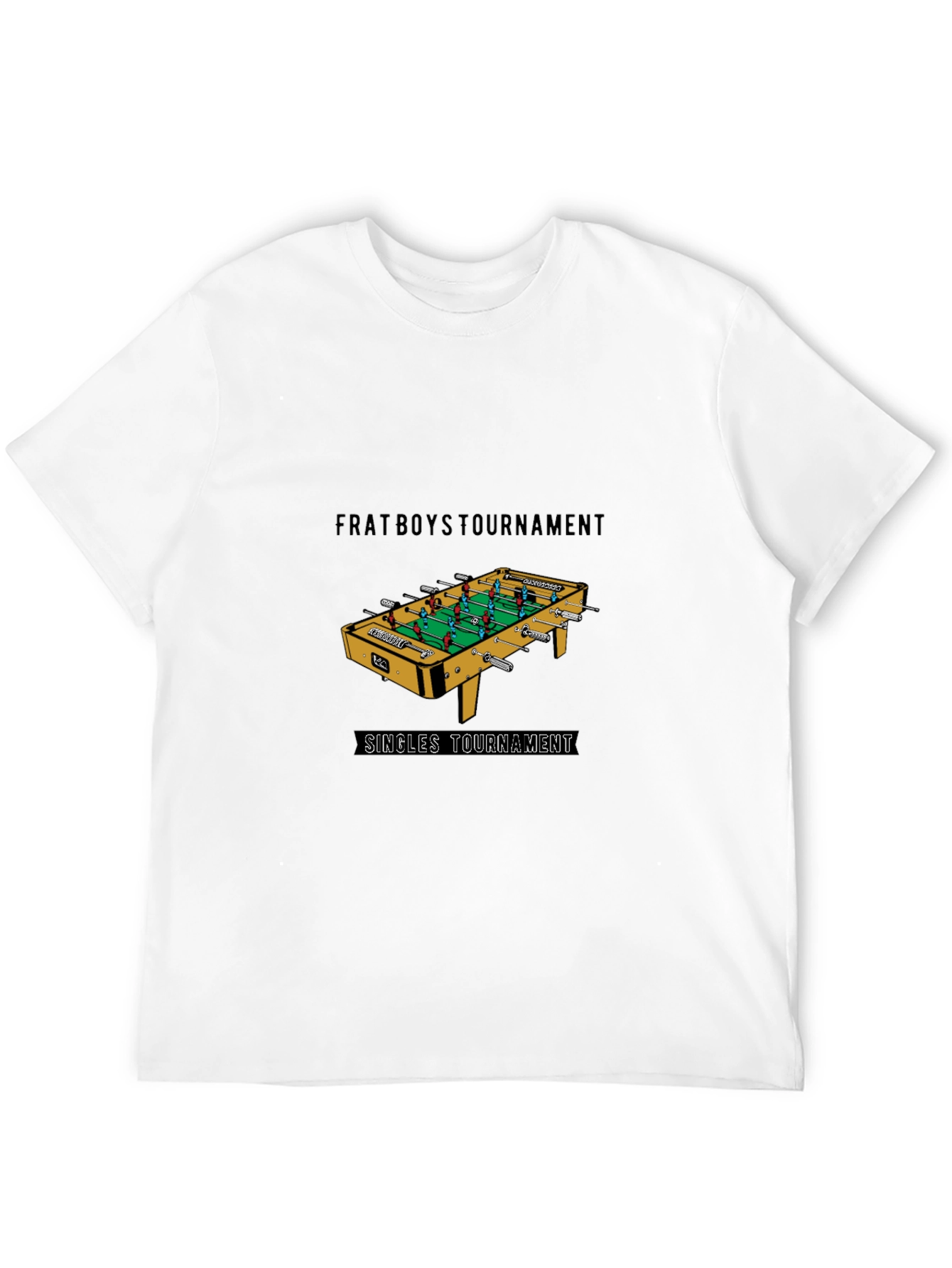 Frat Boys Foosball Tournament Black T-Shirt
