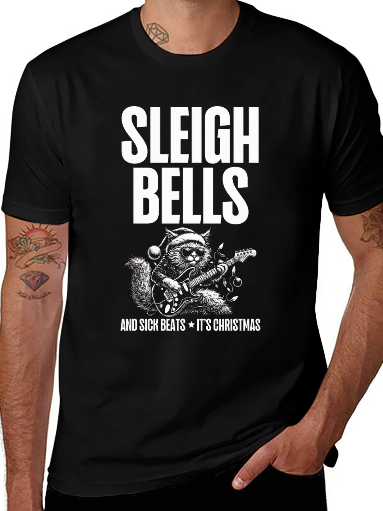 Sleigh Bells & Sick Beats Christmas T-Shirt