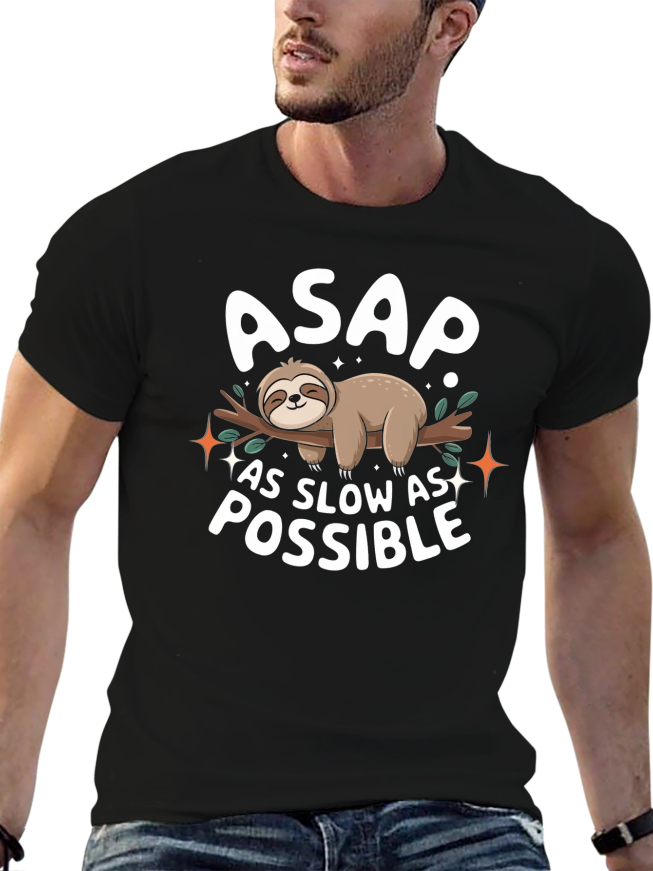 ASAP As Slow As Possible Sloth T-Shirt