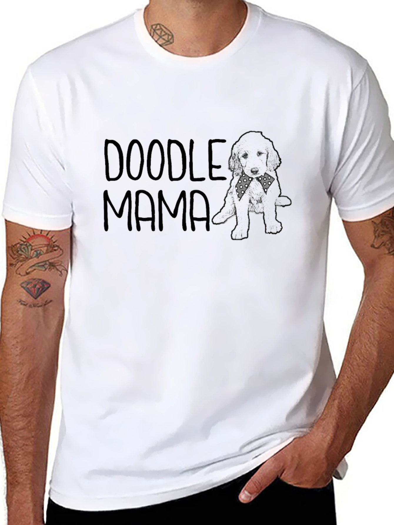 Doodle Mama T-Shirt - Cute Dog Lover Tee