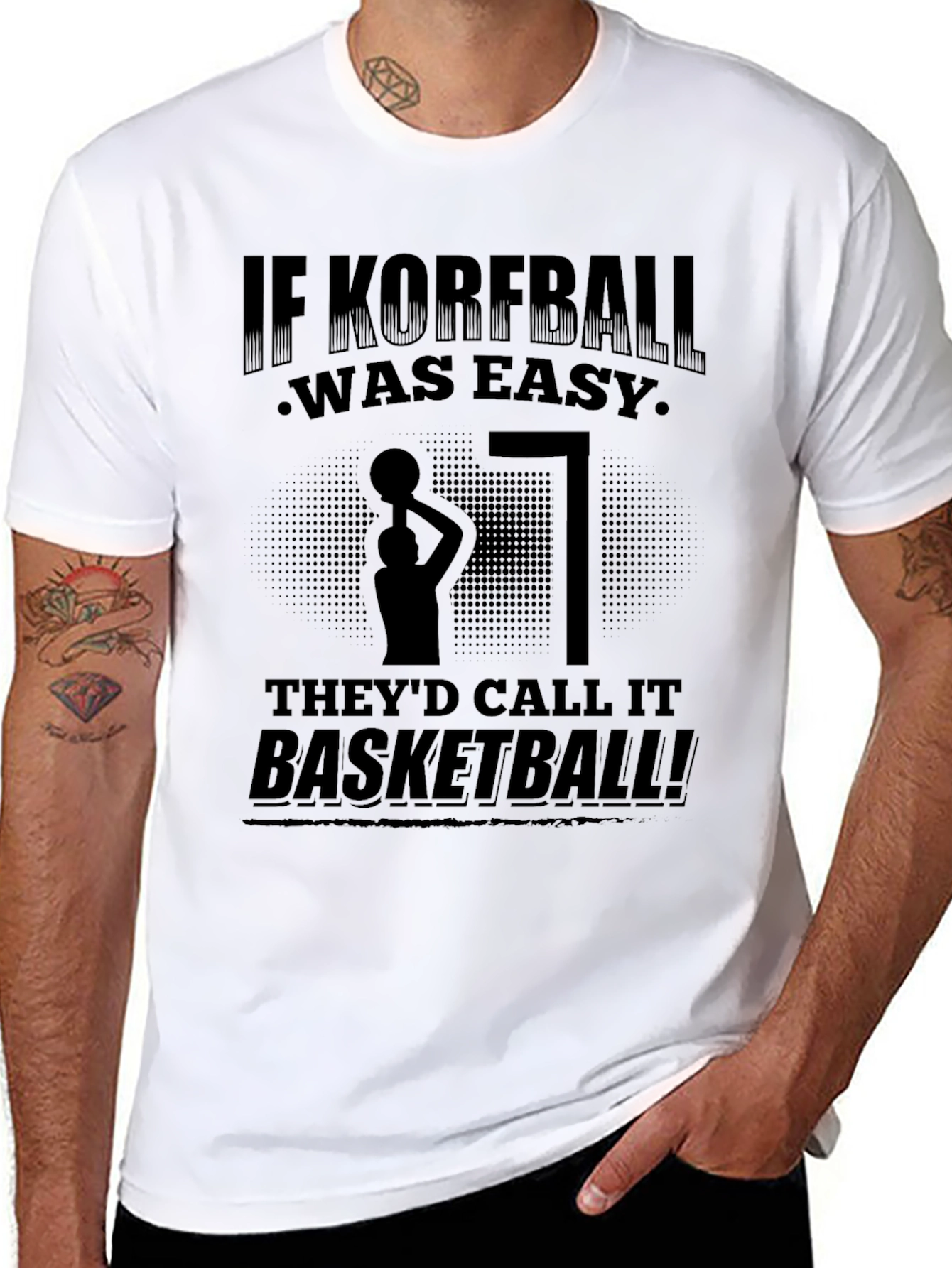 Korfball vs Basketball T-Shirt