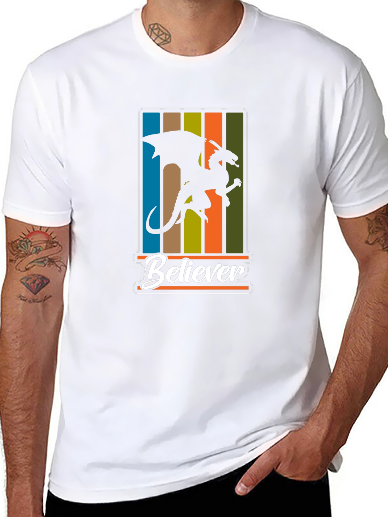 Dragon Believer Graphic T-Shirt - Fantasy Tee