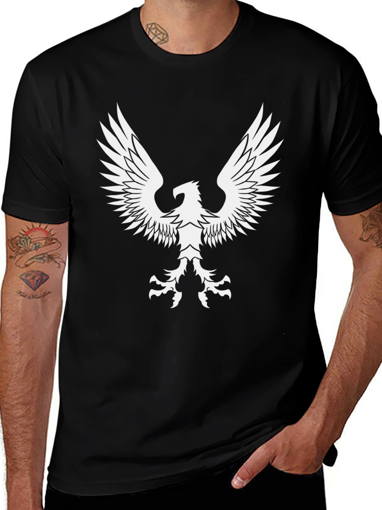 Bold Eagle Graphic T-Shirt