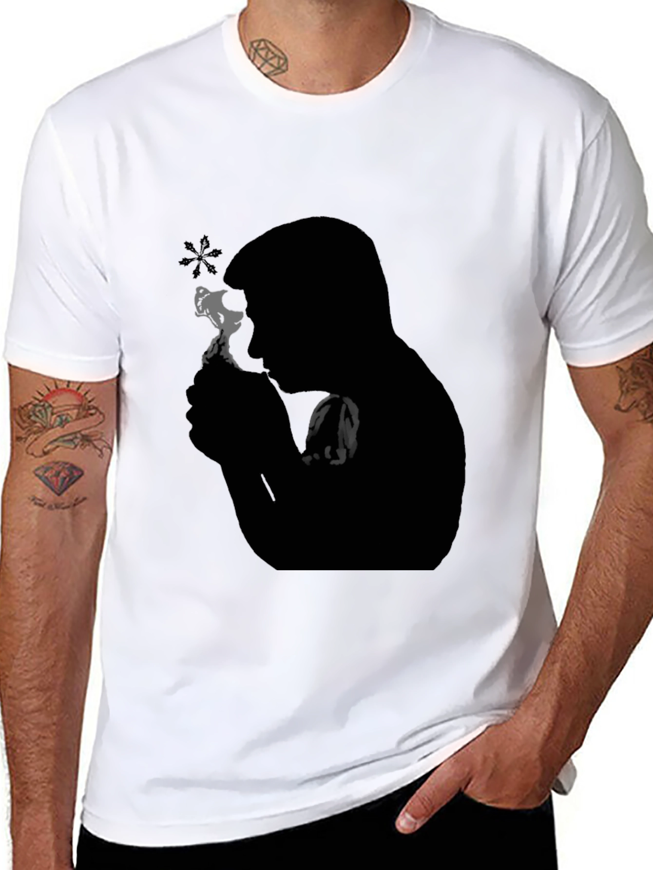 Silhouette Smoker Graphic Tee