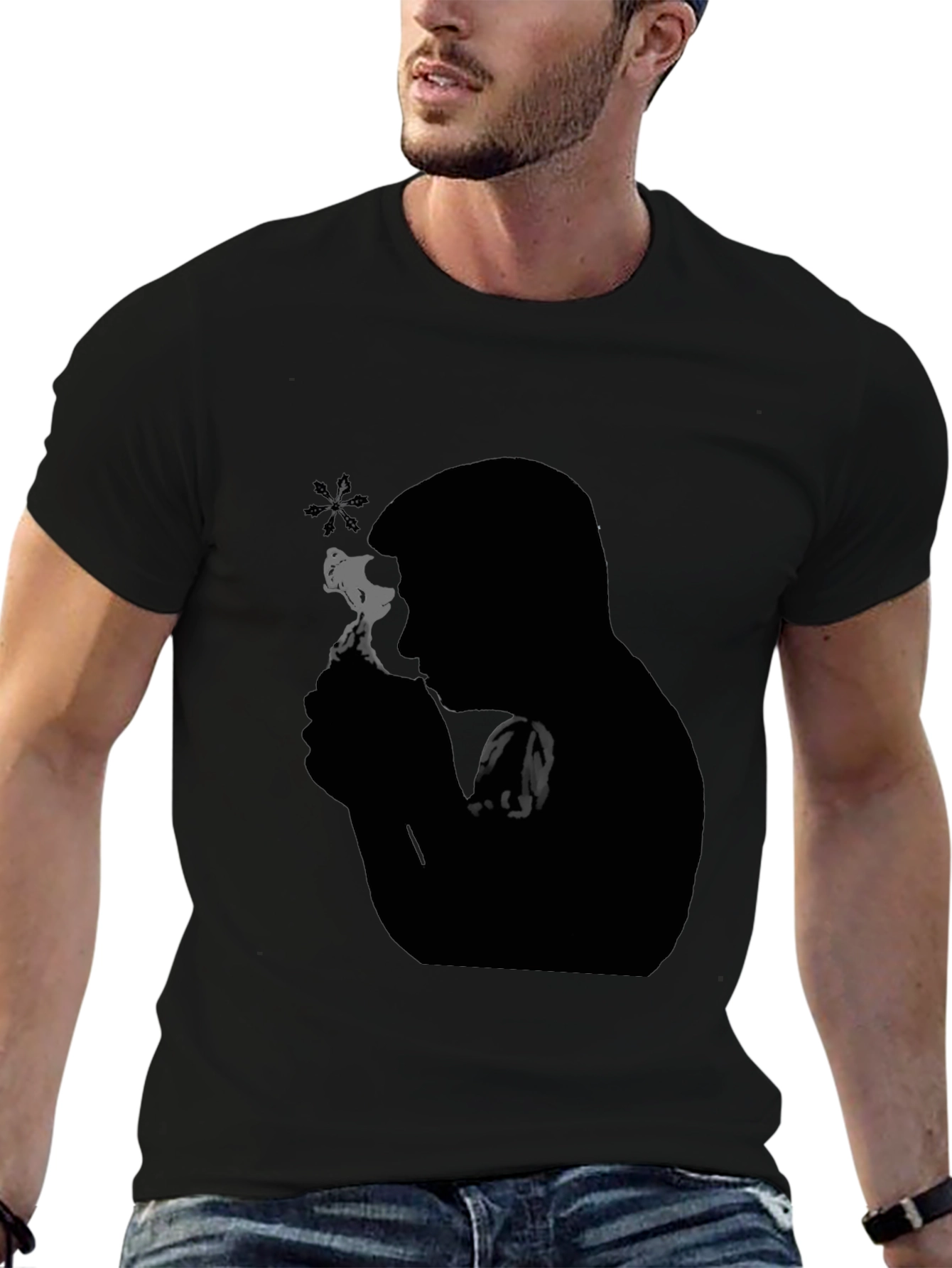 Silhouette Smoker Graphic Tee
