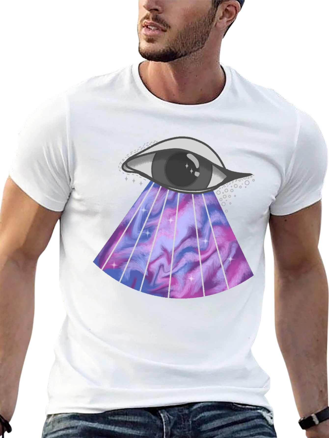 Cosmic Eye T-Shirt - Black Graphic Tee