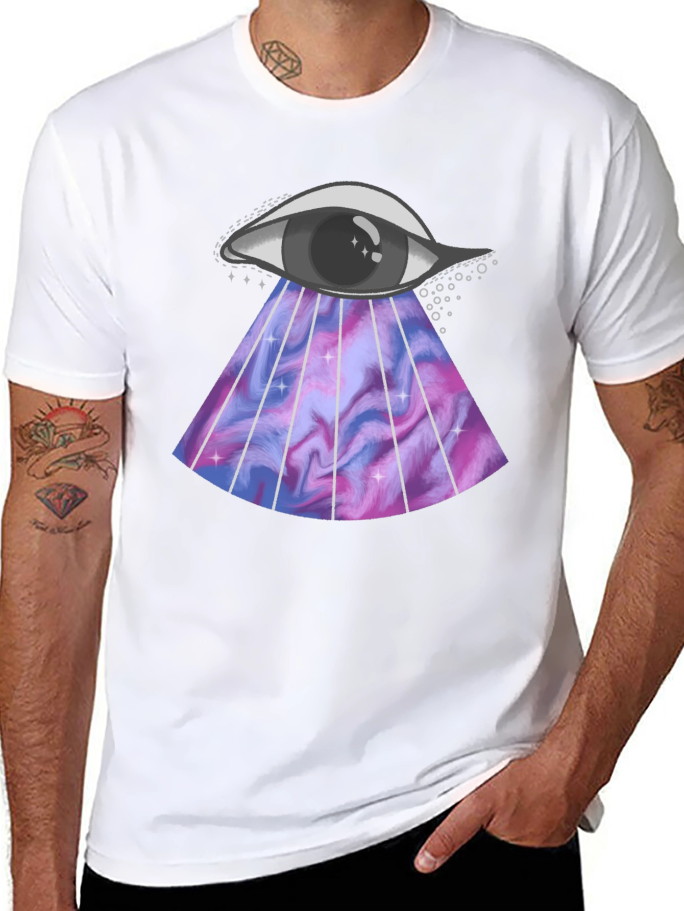 Cosmic Eye T-Shirt - Black Graphic Tee