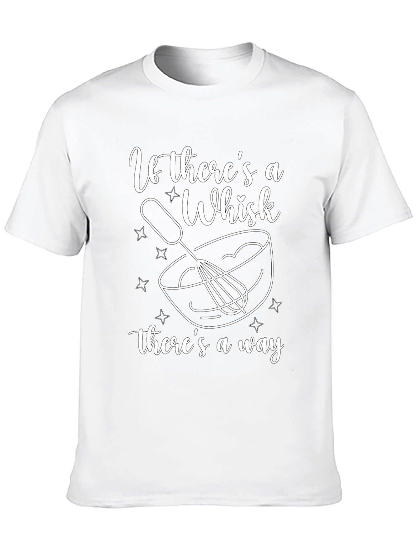 Whisk Way T-Shirt: Funny Chef Baking Tee