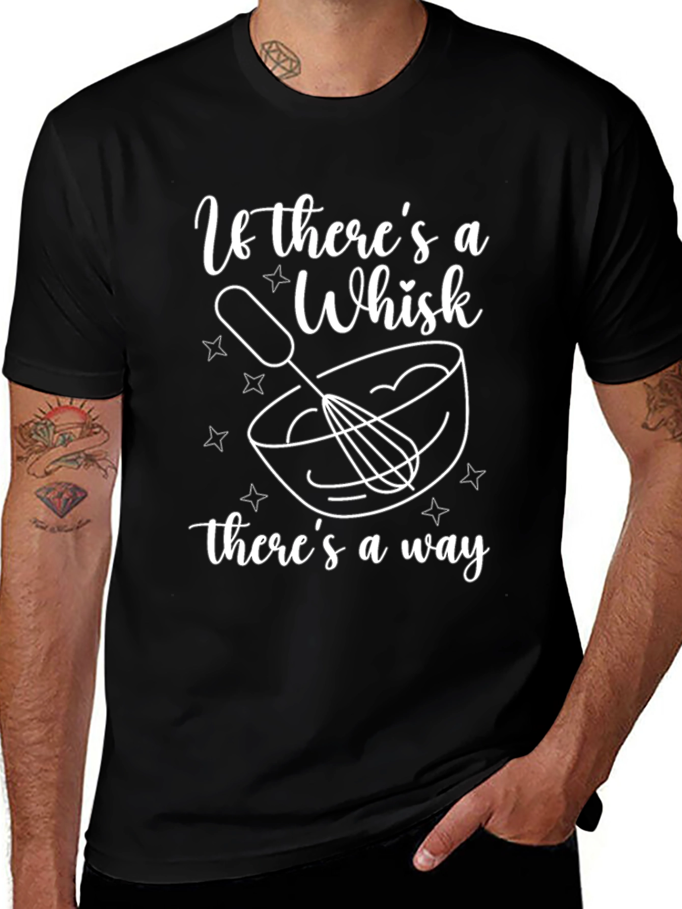Whisk Way T-Shirt: Funny Chef Baking Tee