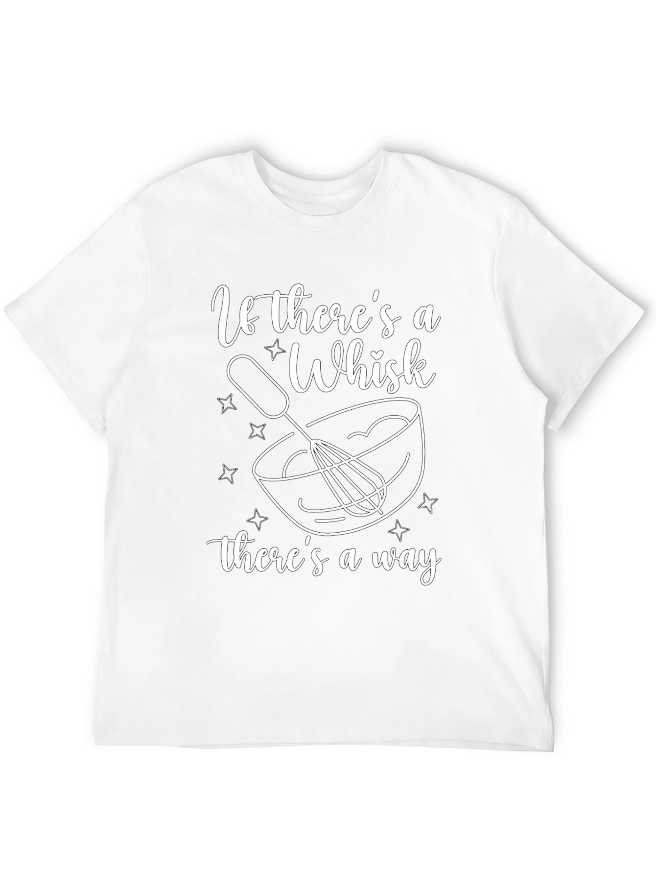 Whisk Way T-Shirt: Funny Chef Baking Tee