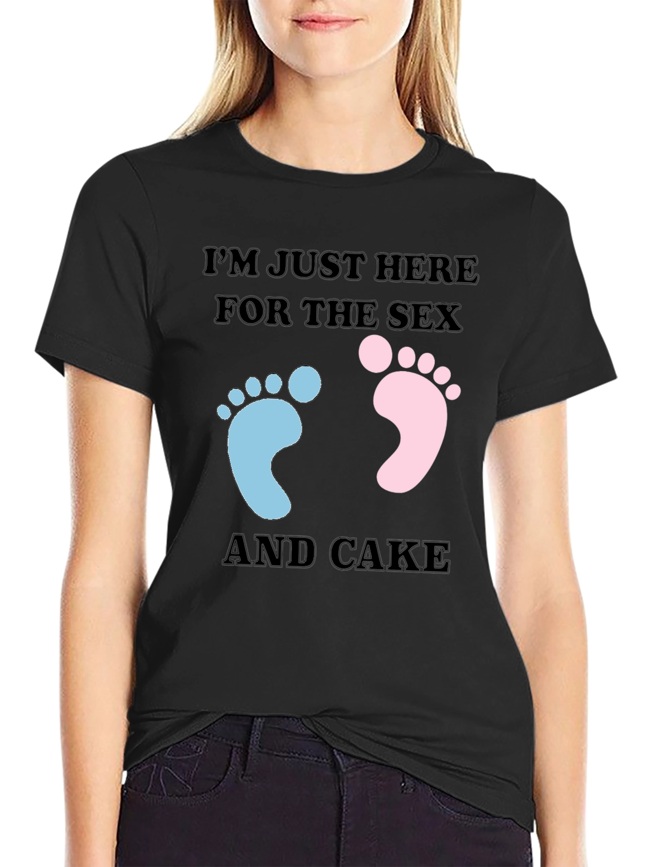 Funny Gender Reveal T-Shirt: Sex & Cake