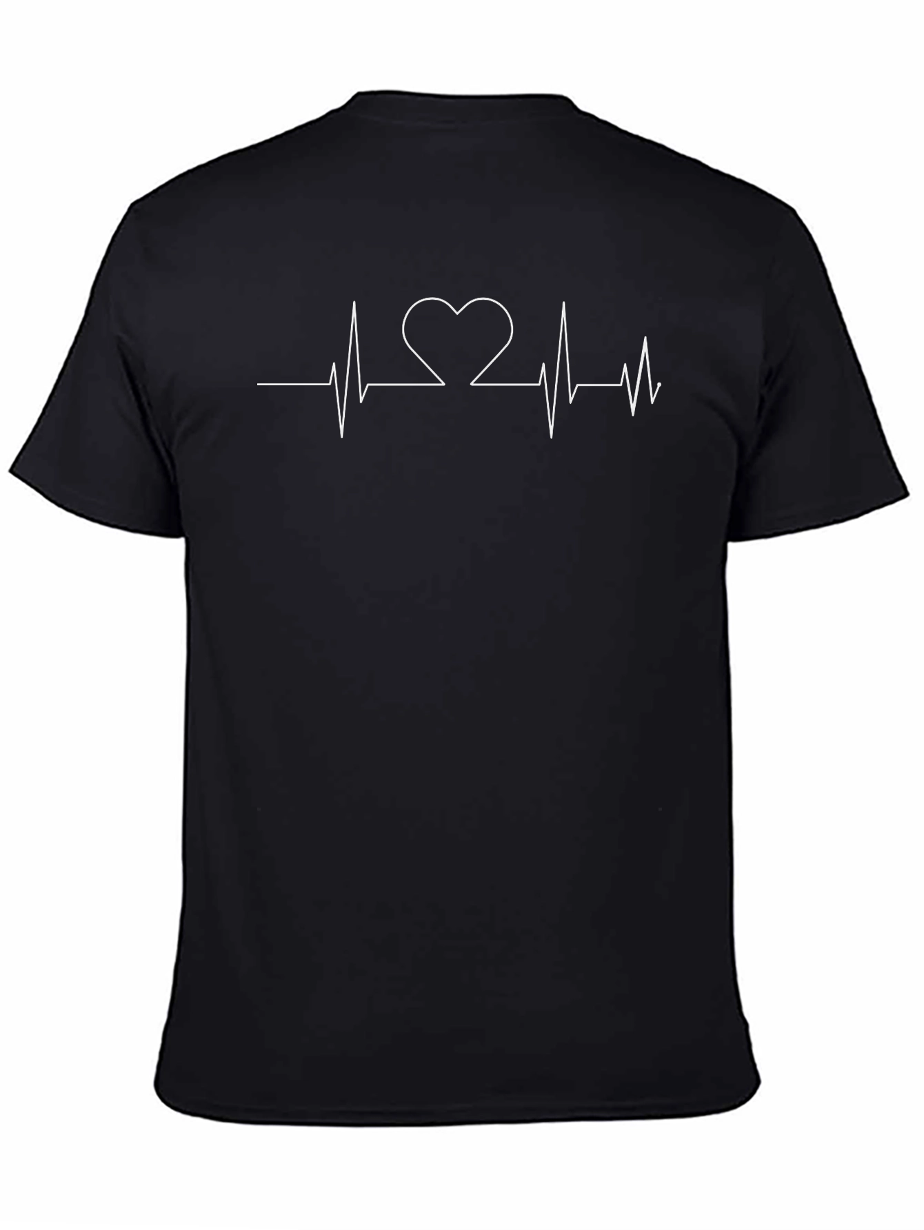 Heartbeat Heartline T-Shirt - Black