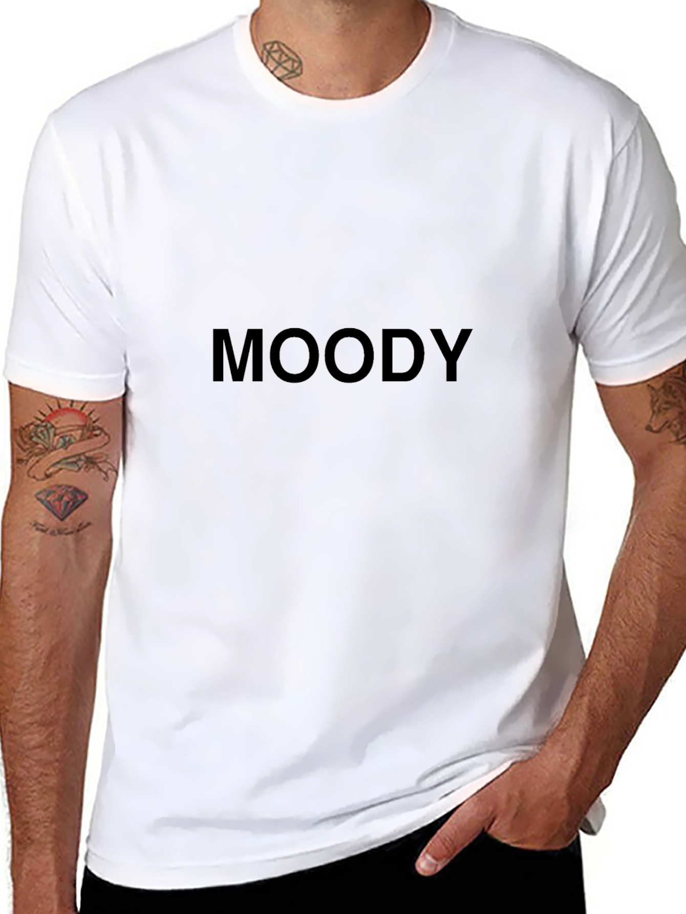 Moody Black T-Shirt - Casual Style