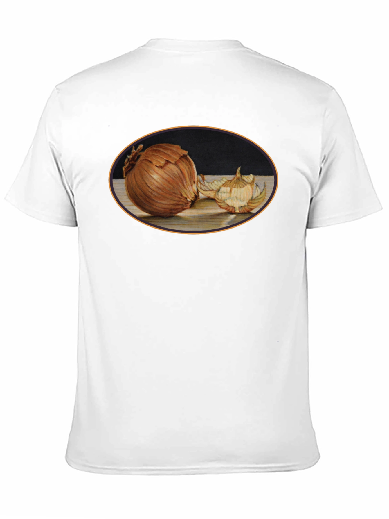 Onion Still Life Black T-Shirt