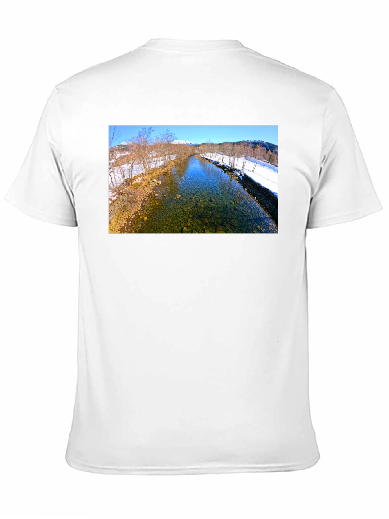 Scenic Winter River T-Shirt