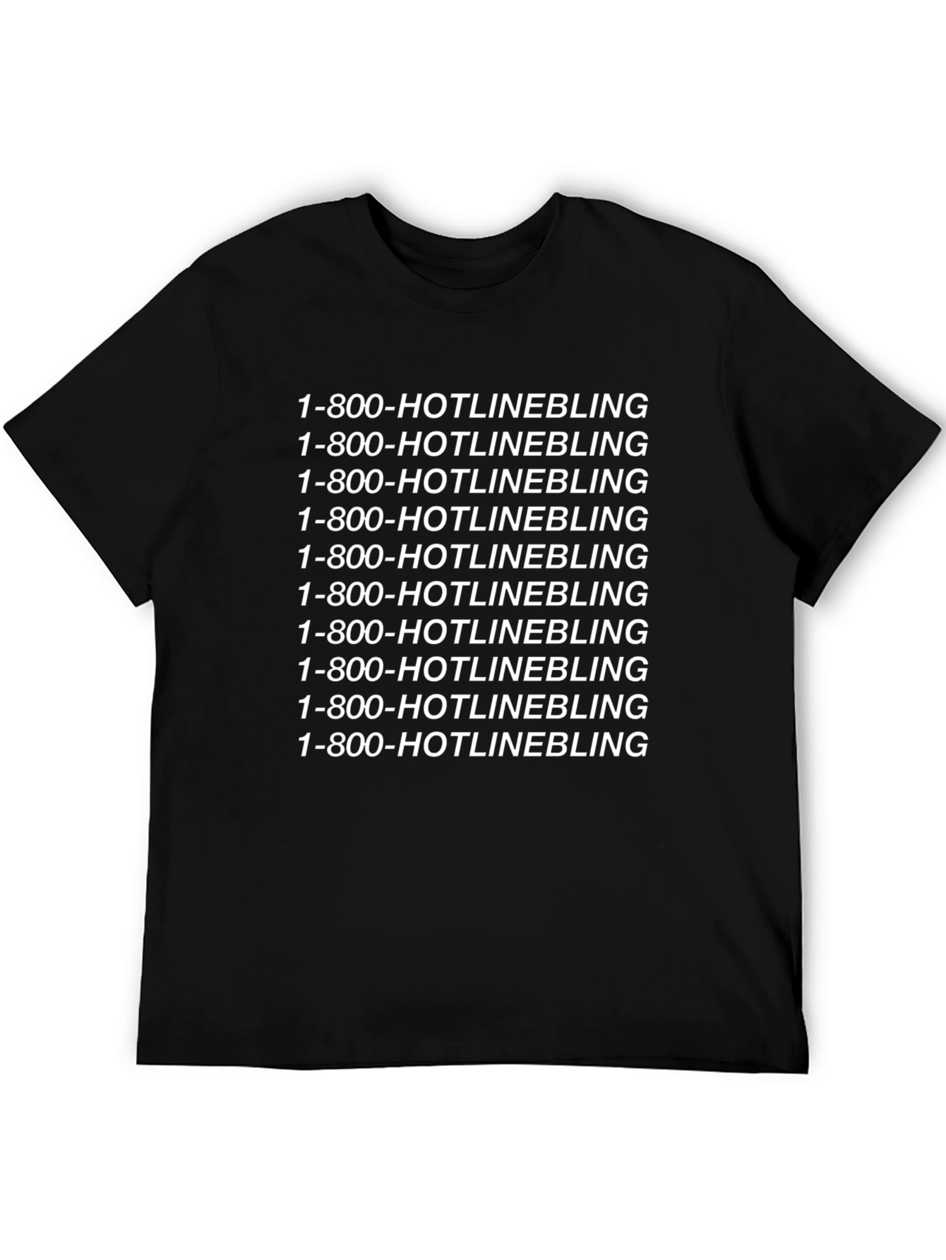 1-800-HOTLINEBLING Printed T-Shirt