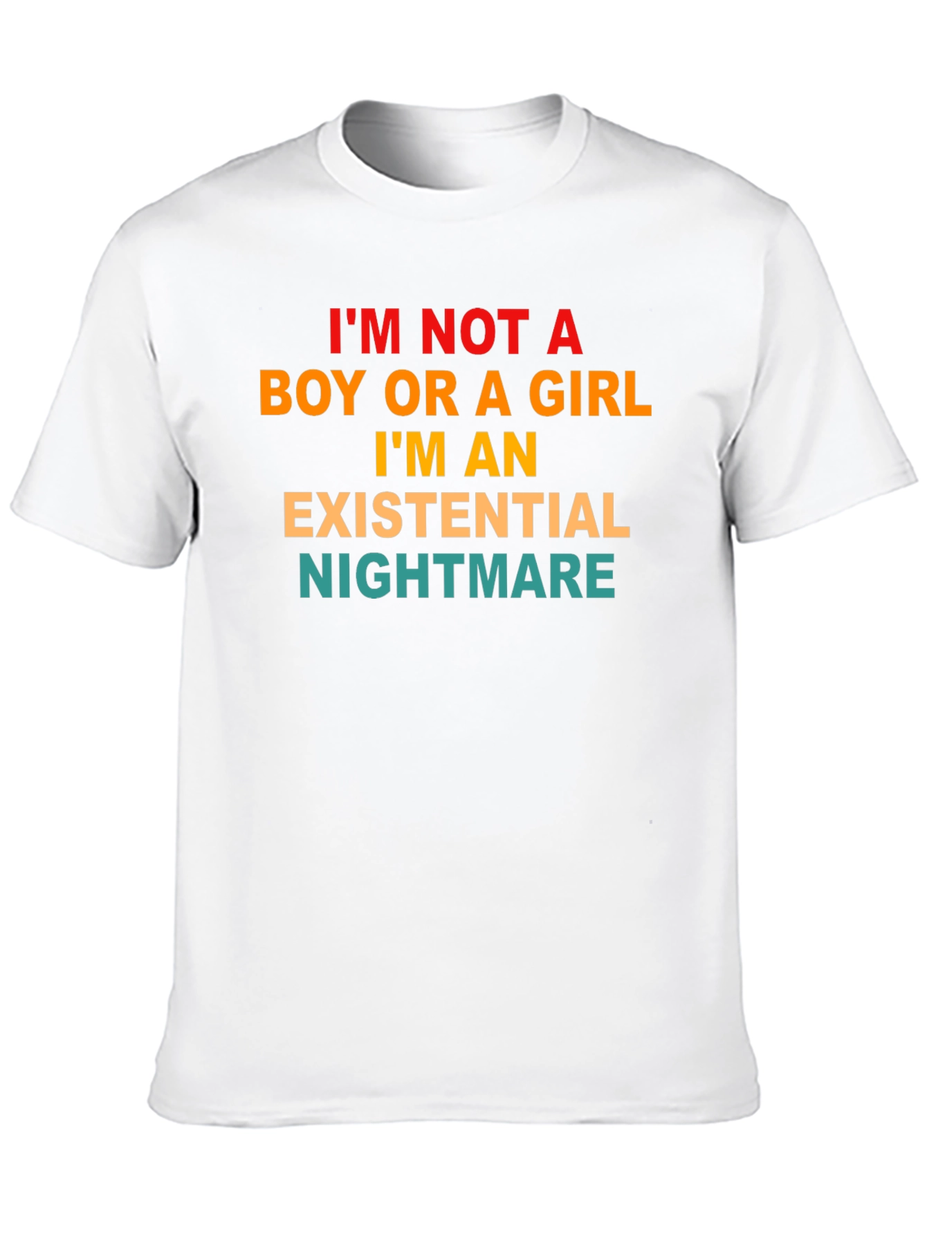 Existential Nightmare Graphic Tee - Unisex Black T-Shirt
