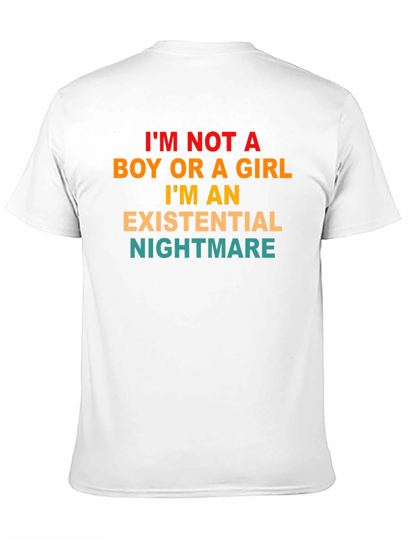 Existential Nightmare Graphic Tee - Unisex Black T-Shirt