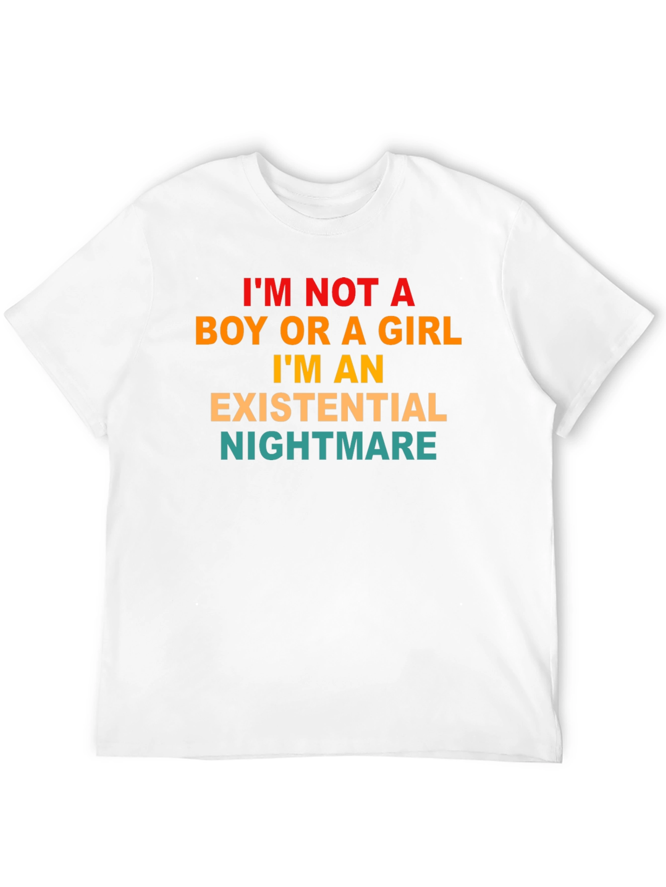 Existential Nightmare Graphic Tee - Unisex Black T-Shirt