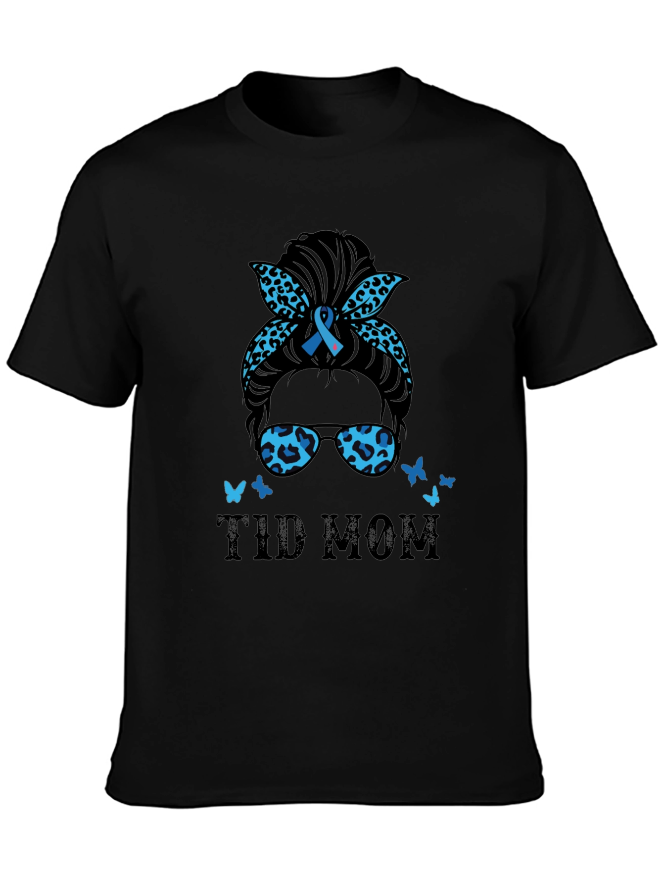 T1D Mom T-Shirt Diabetes Awareness