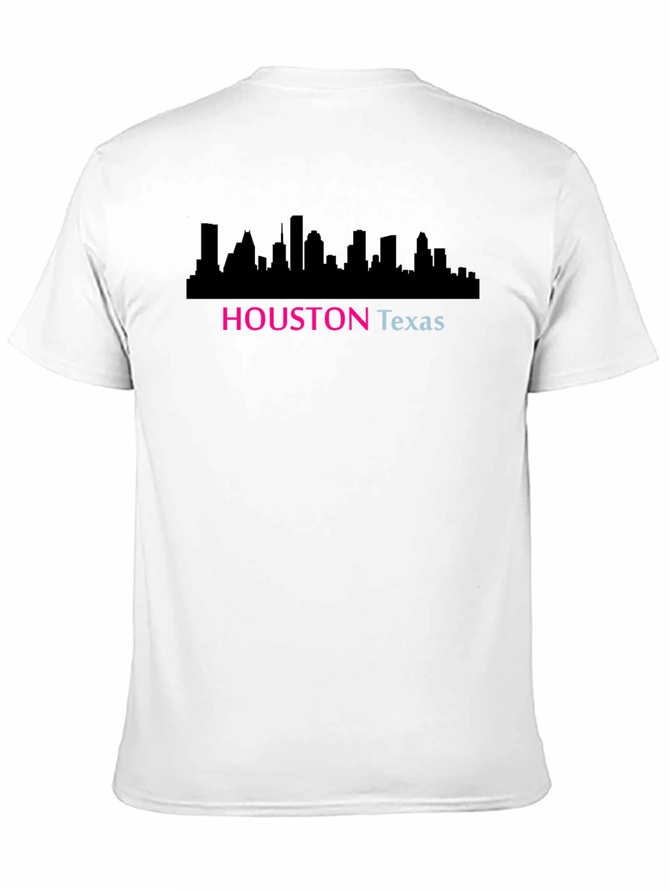 Houston Texas Skyline Graphic Black T-Shirt