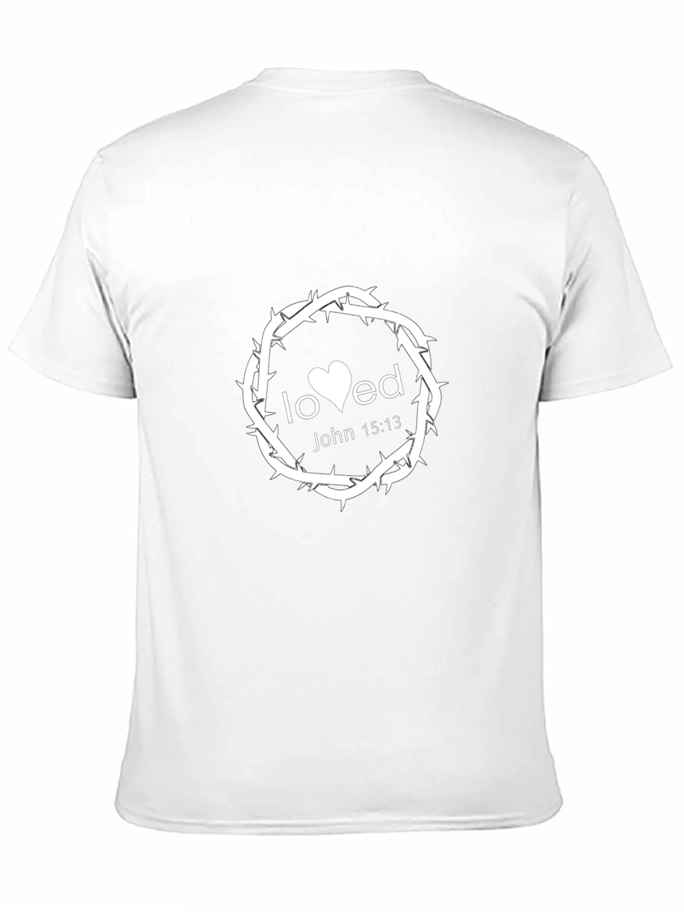 Loved John 15:13 Black T-Shirt