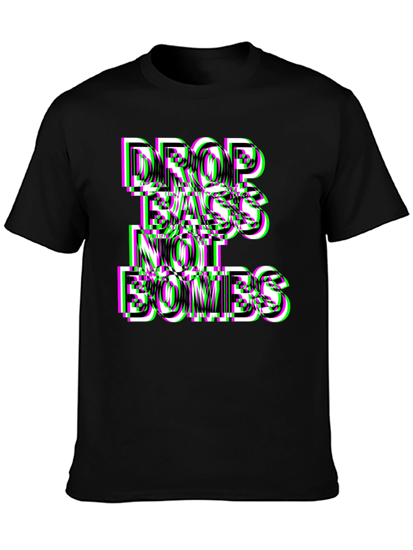 Drop Bass Not Bombs Graphic Tee