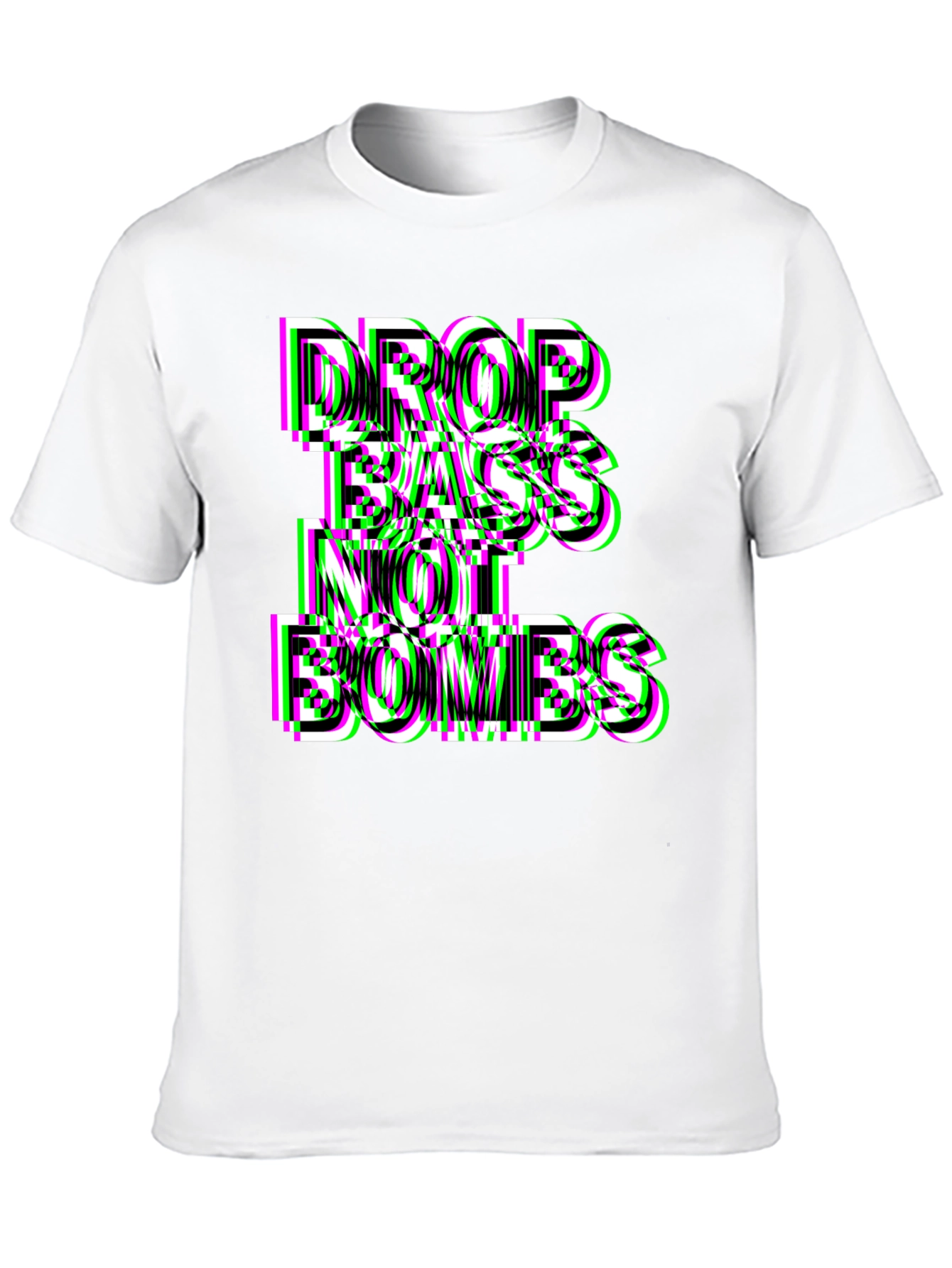 Drop Bass Not Bombs Graphic Tee