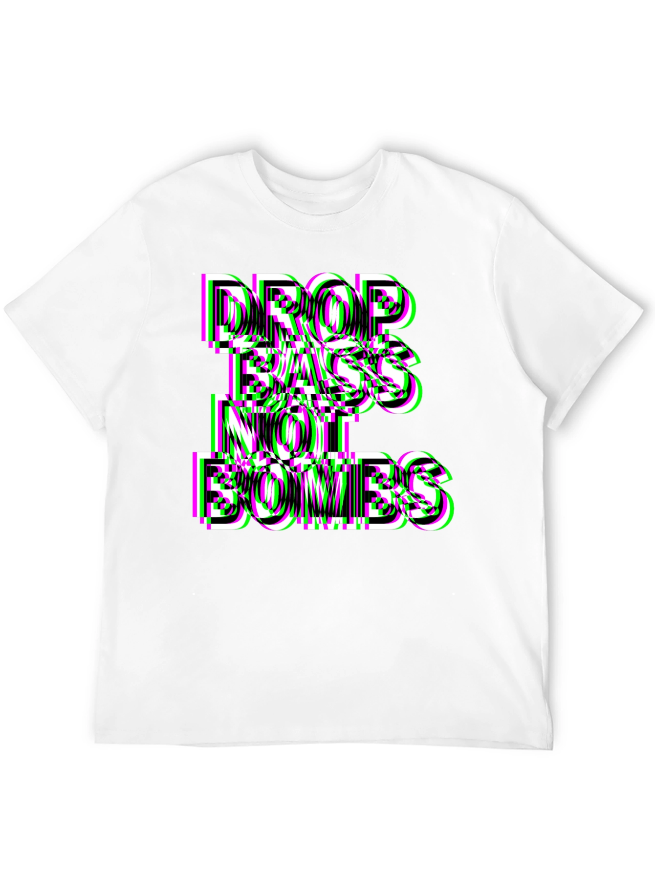 Drop Bass Not Bombs Graphic Tee