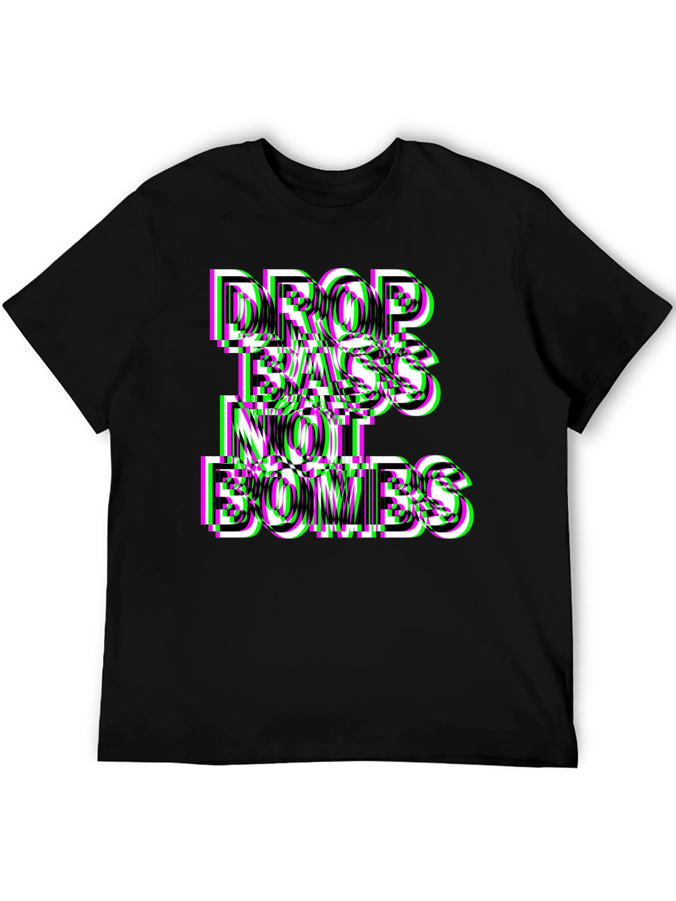Drop Bass Not Bombs Graphic Tee