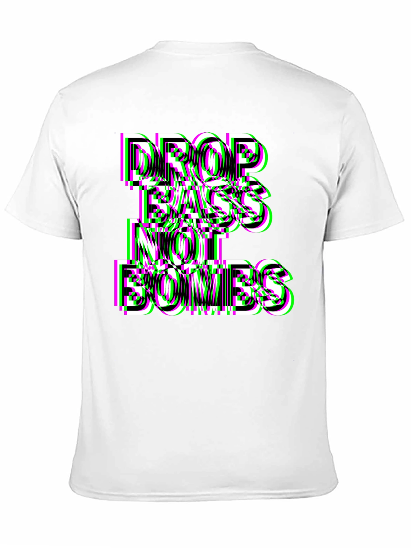 Drop Bass Not Bombs Graphic Tee
