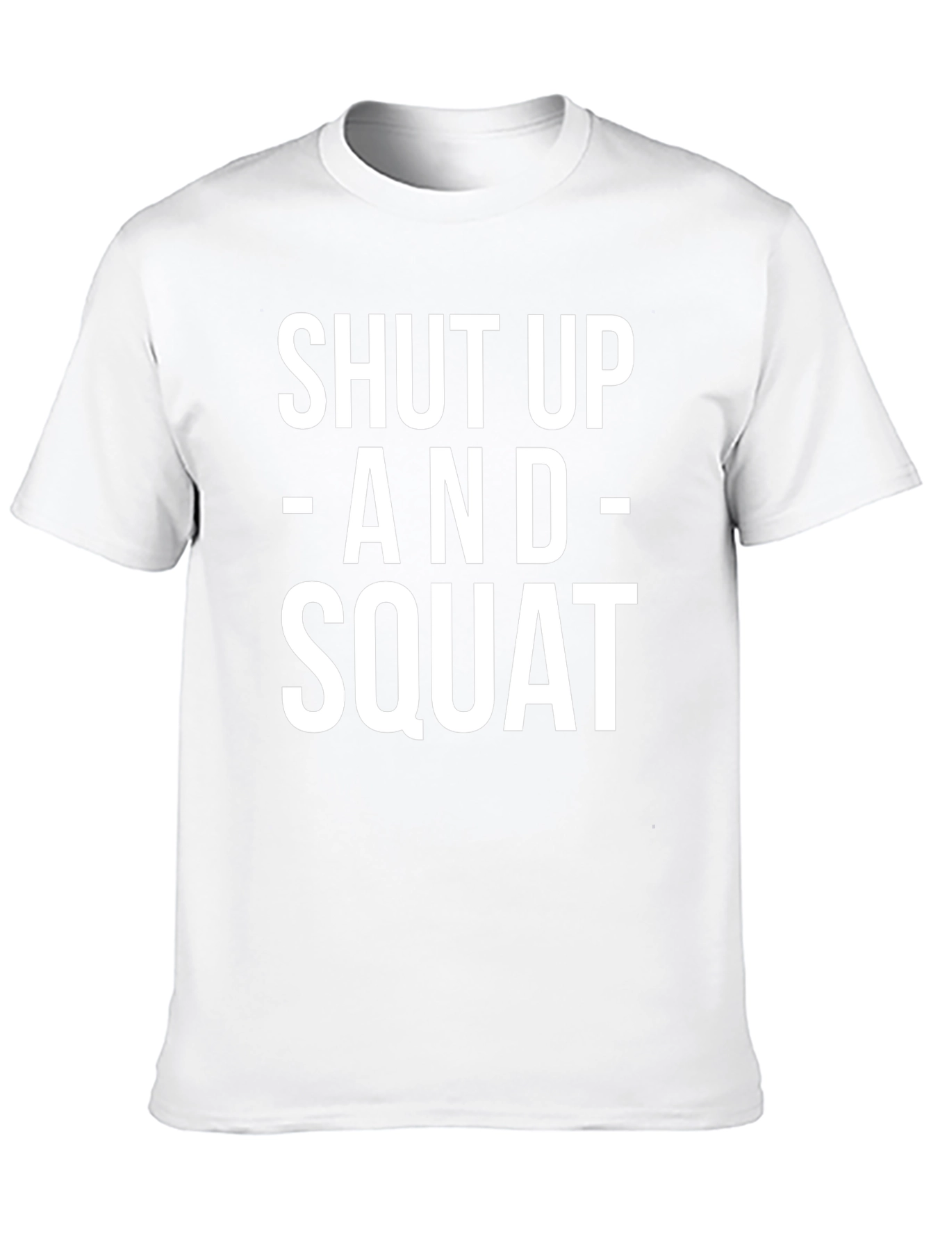 Shut Up and Squat Graphic Tee - Black
