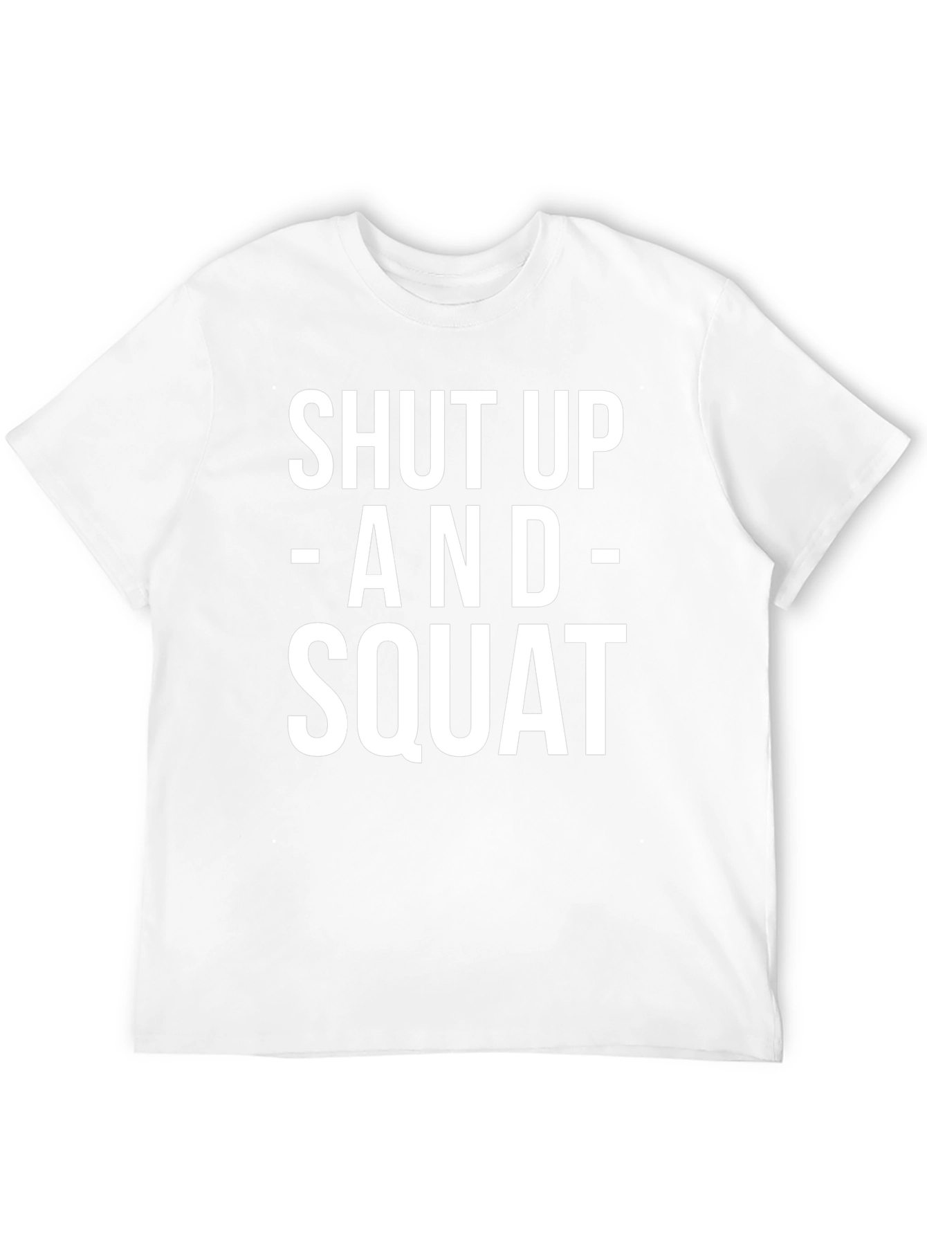 Shut Up and Squat Graphic Tee - Black
